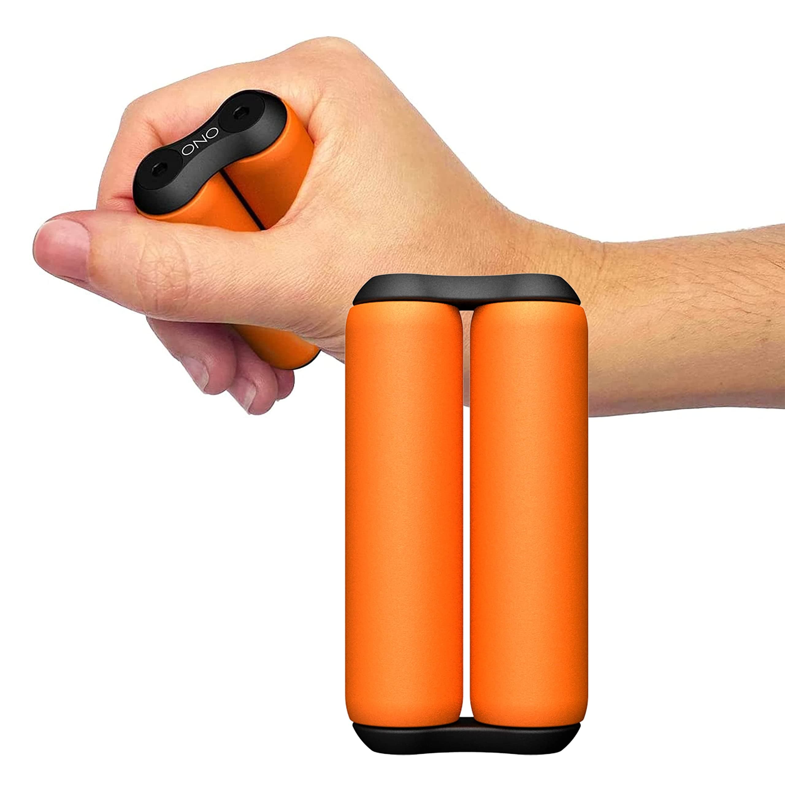 ONO Roller - Handheld Fidget Toy for Adults | Help Relieve Stress, Anxiety, Tension | Promotes Focus, Clarity | Compact, Portable Design (Orange, Junior Size - ABS Plastic)