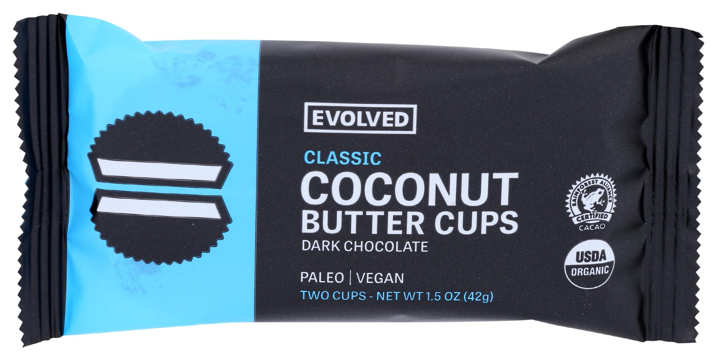 Eating Evolved Dark Chocolate Coconut Butter Cups Classic, 1.5 oz
