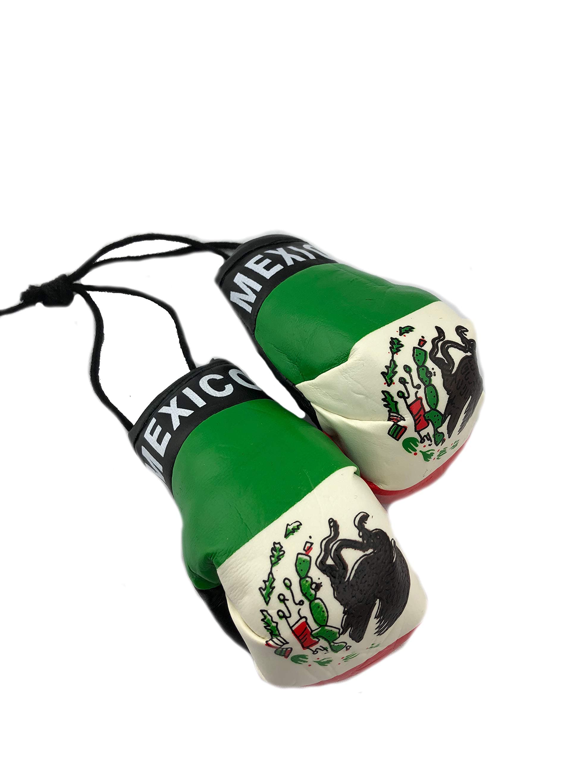 Hanging Car Mirror Mini Boxing Gloves (Mexico)