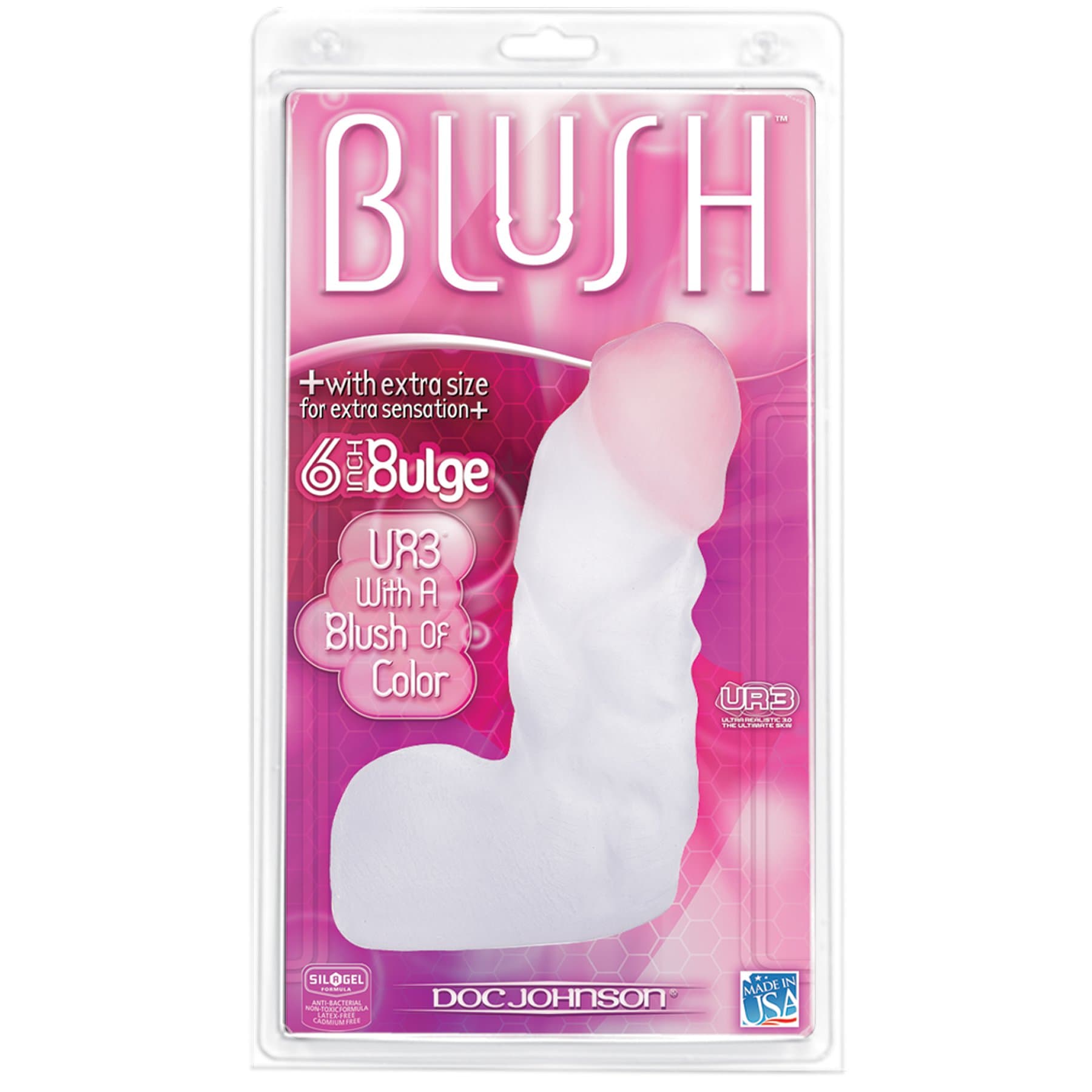 DJ Novelties BLUSH UR3 6" BULGE