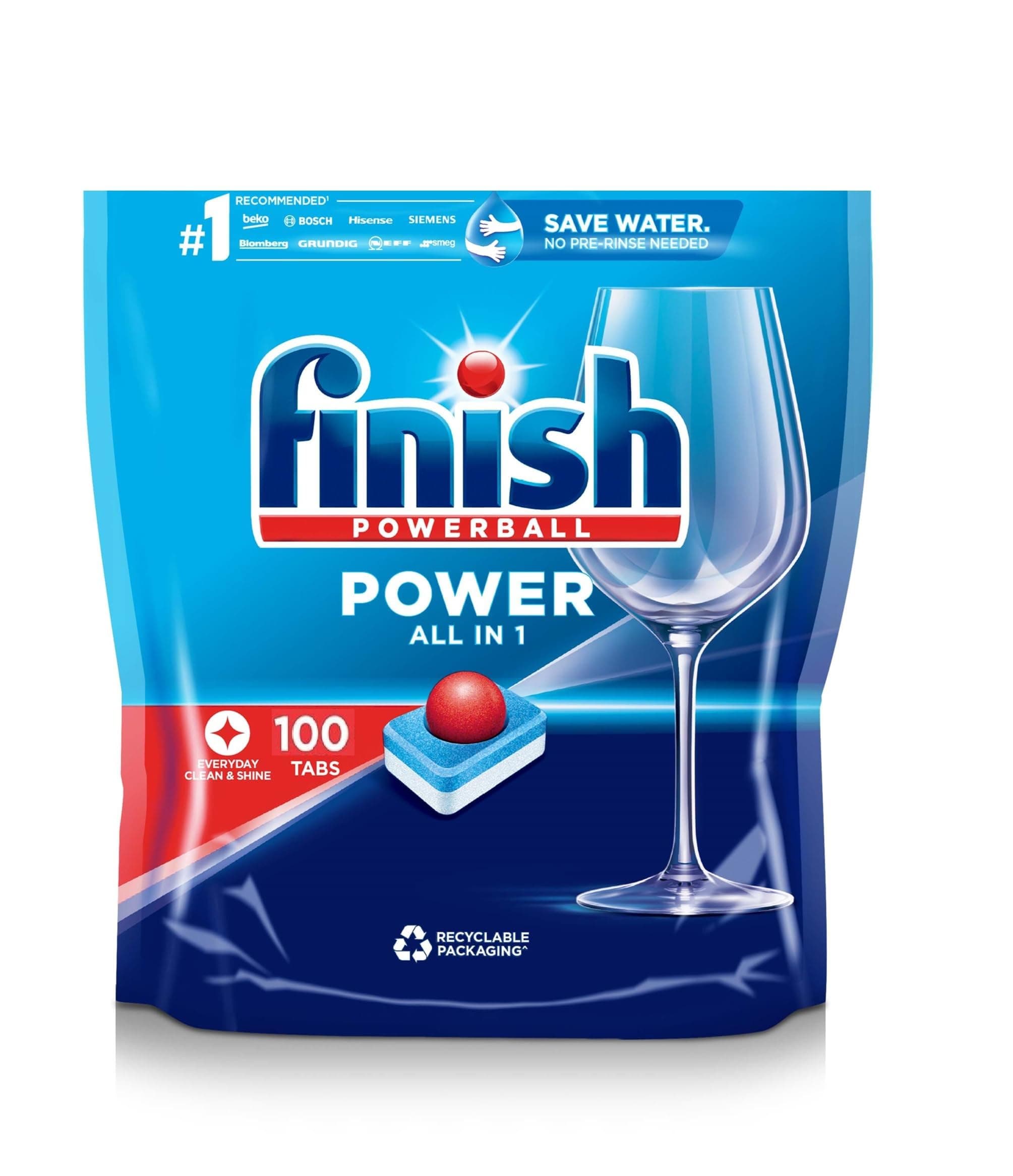 Dishwasher Powerball Regular - 100 Tablets