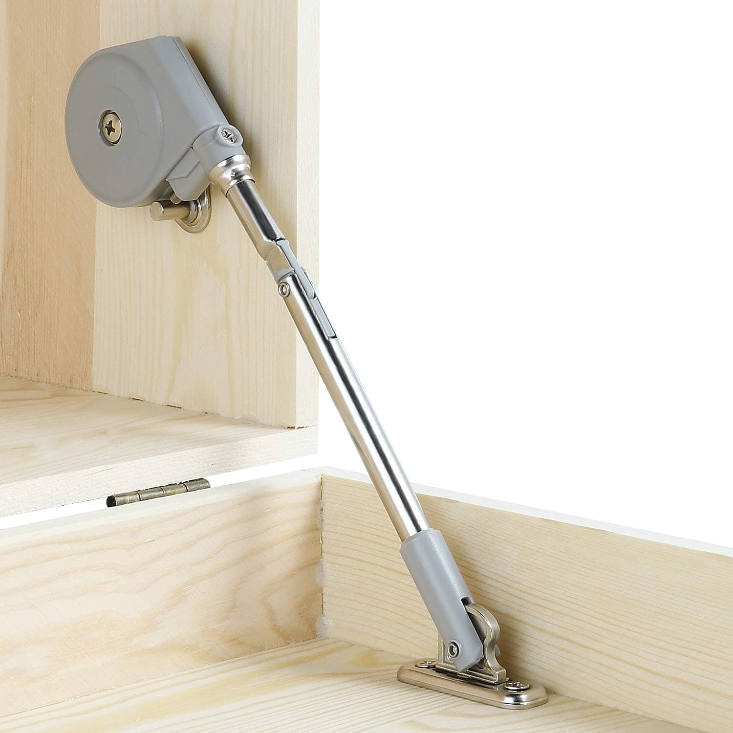 RUYUFE Lid Stay 105 Degree with Soft Close, Lid Hinge with Soft-Down for Door Cabinet Kitchen