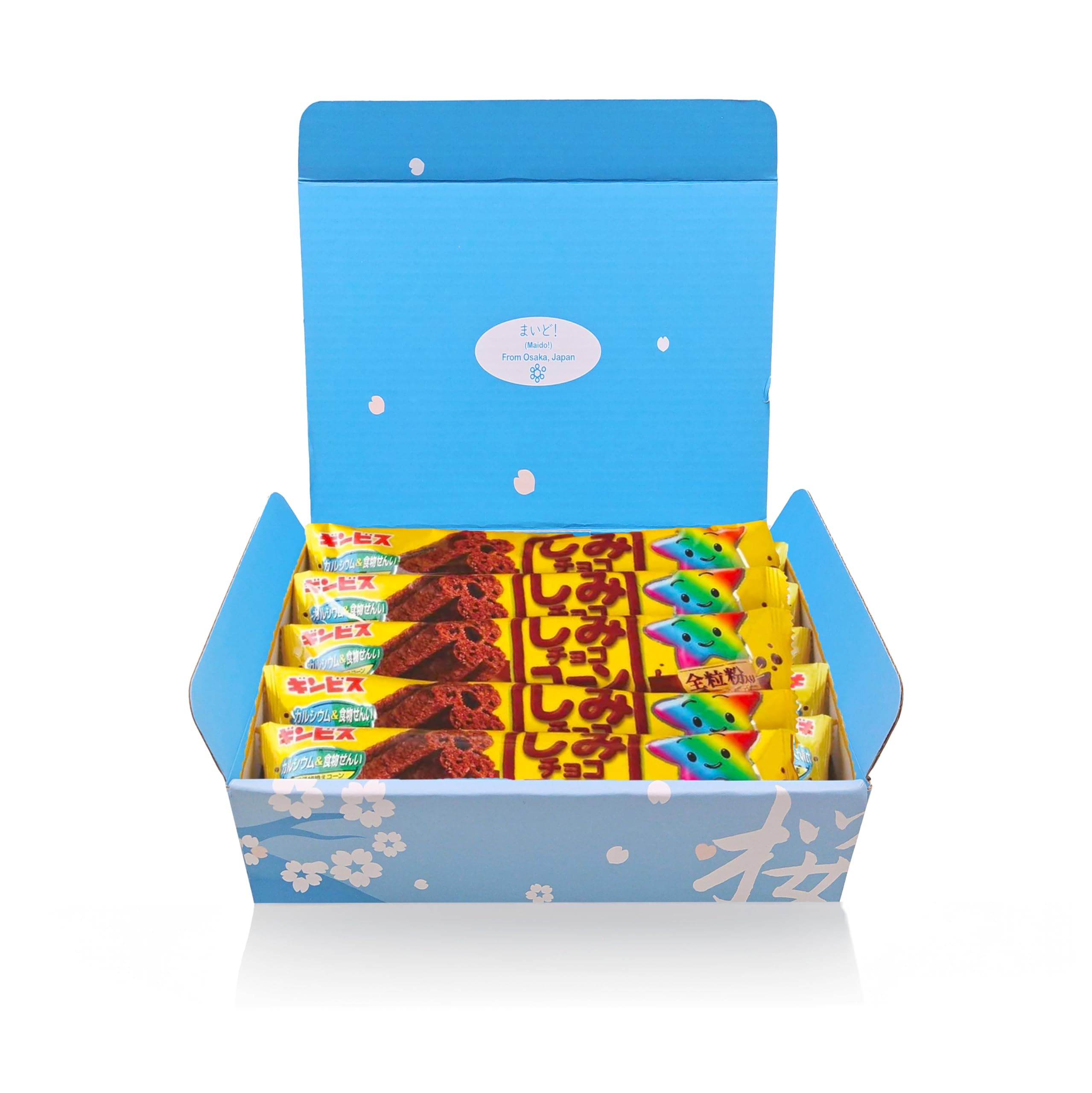 Shimi Choco Corn 15 Piece Gift Box Chocolate Soaked Sticks Non-meltable Japanese Snacks