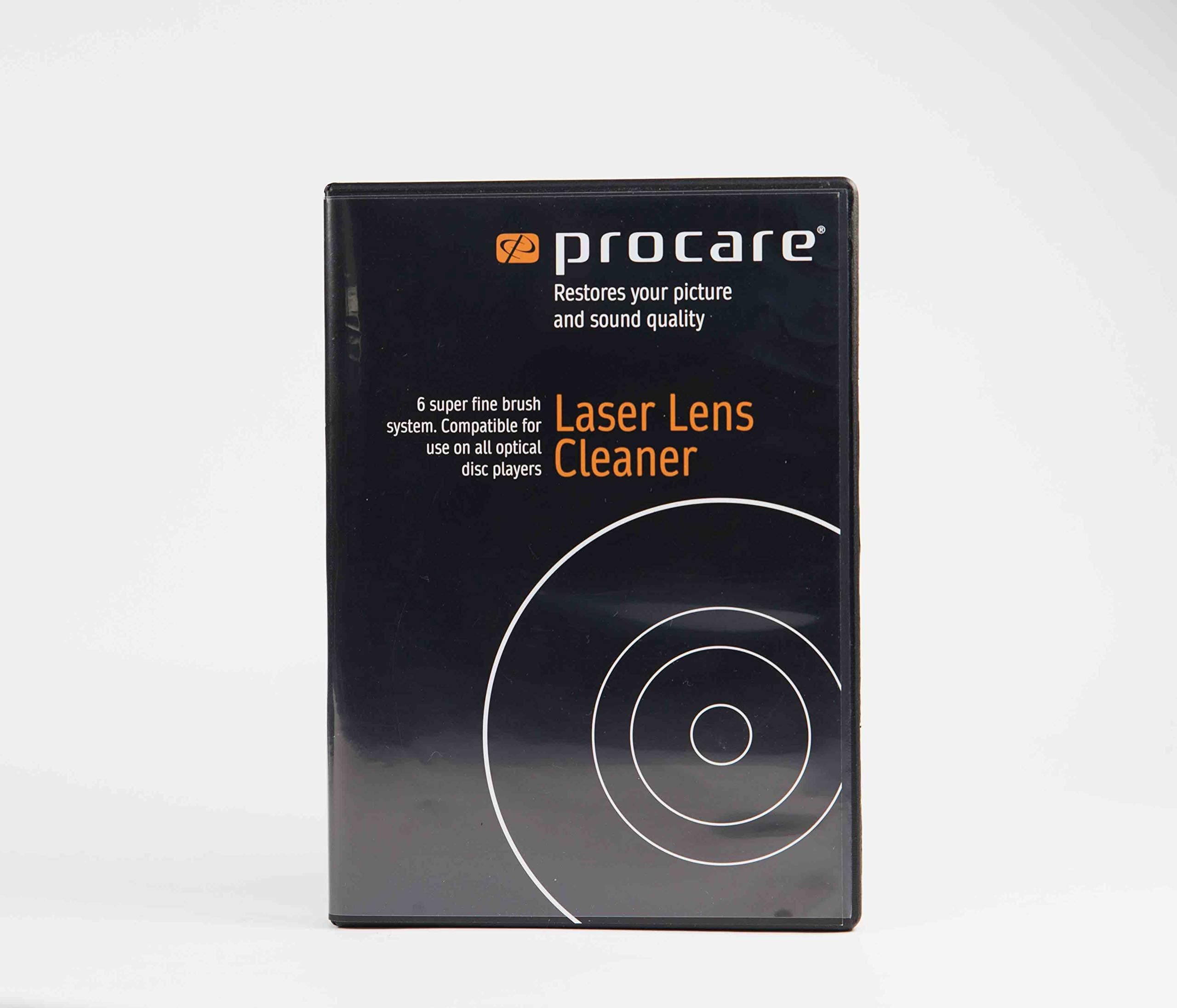 ProcareSelect Laser Lens Cleaner, Ideal for CD Player, DVD Player, Optical Disc Drive, Safe and Effective 6 Brush Dry System