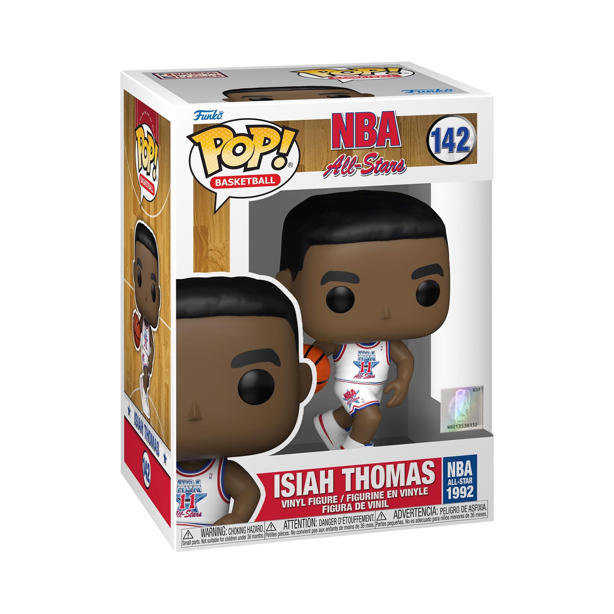 POP! NBA Legends-Isiah Thomas - (White All Star Uni 1992) - Collectable Vinyl Figure - Gift Idea - Official Merchandise - Toys for Kids & Adults - Sports Fans - Model Figure for Collectors