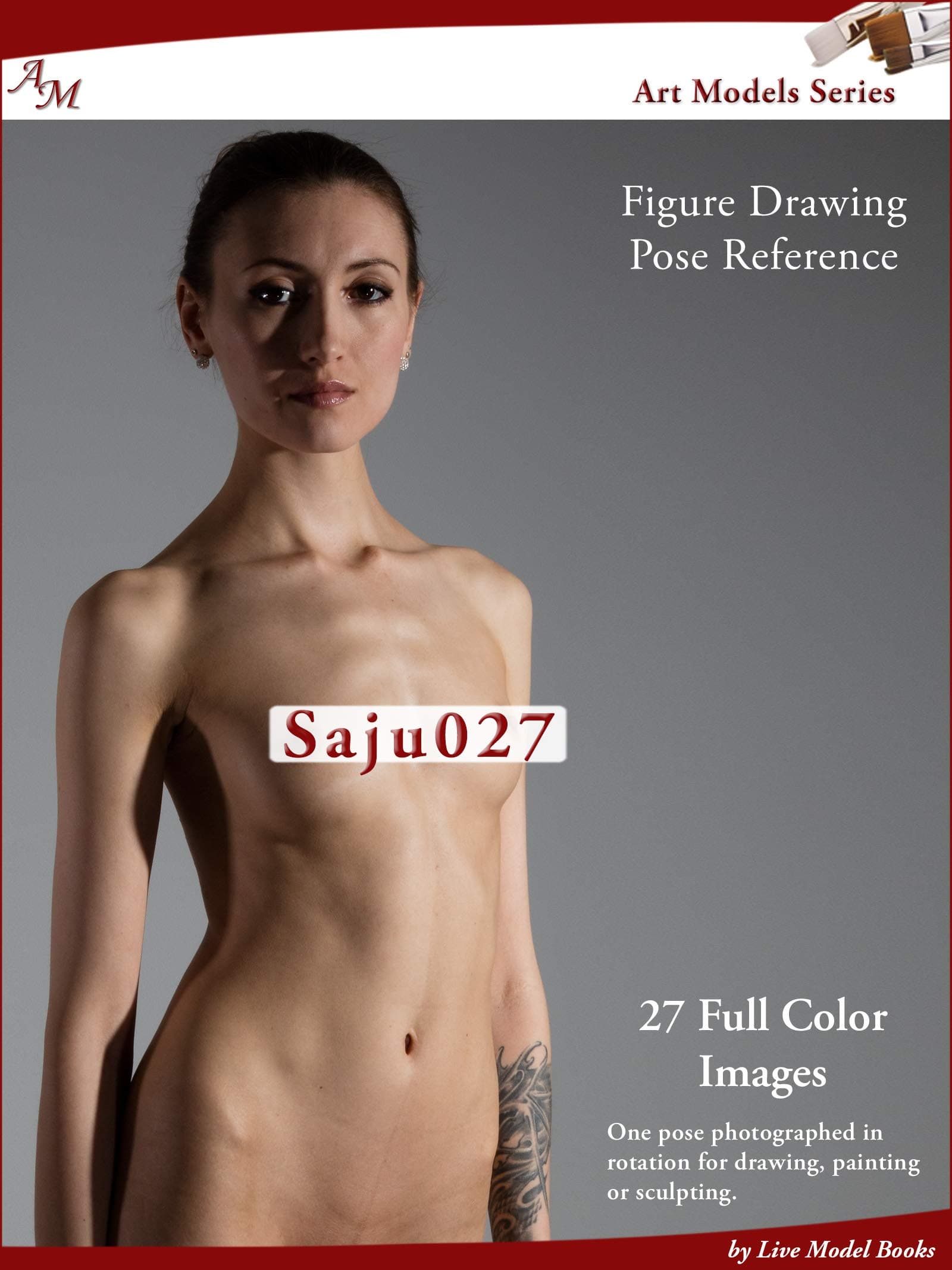 Art Models Saju027: Figure Drawing Pose Reference (Art Models Poses) Kindle Edition