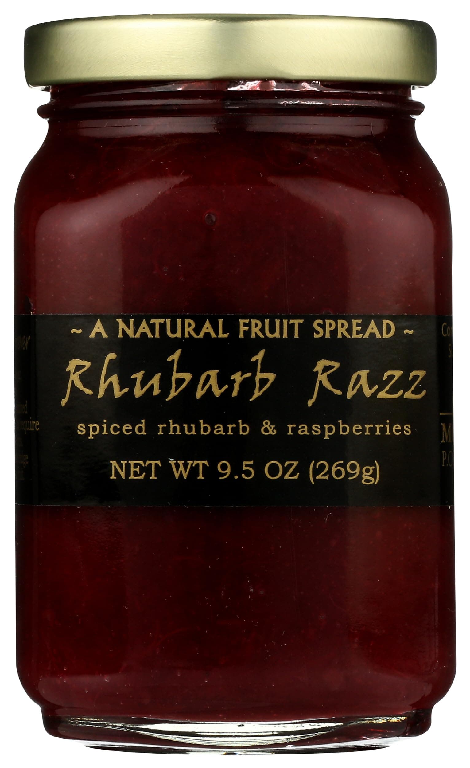 MOUNTAIN FRUIT COMPANY Rhubarb & Raspberry Spread, 9.5 OZ