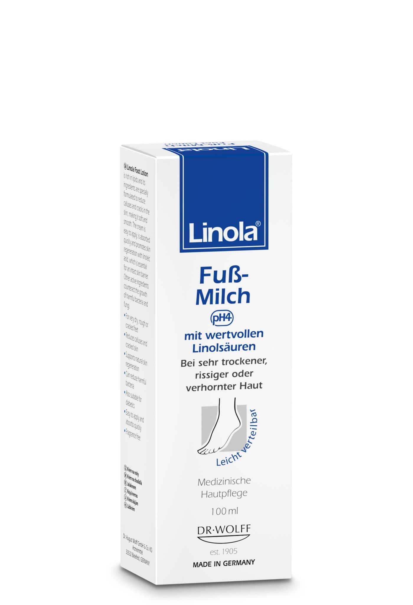 LINOLA Fuß-Milch 100ml (1 x 100ml)