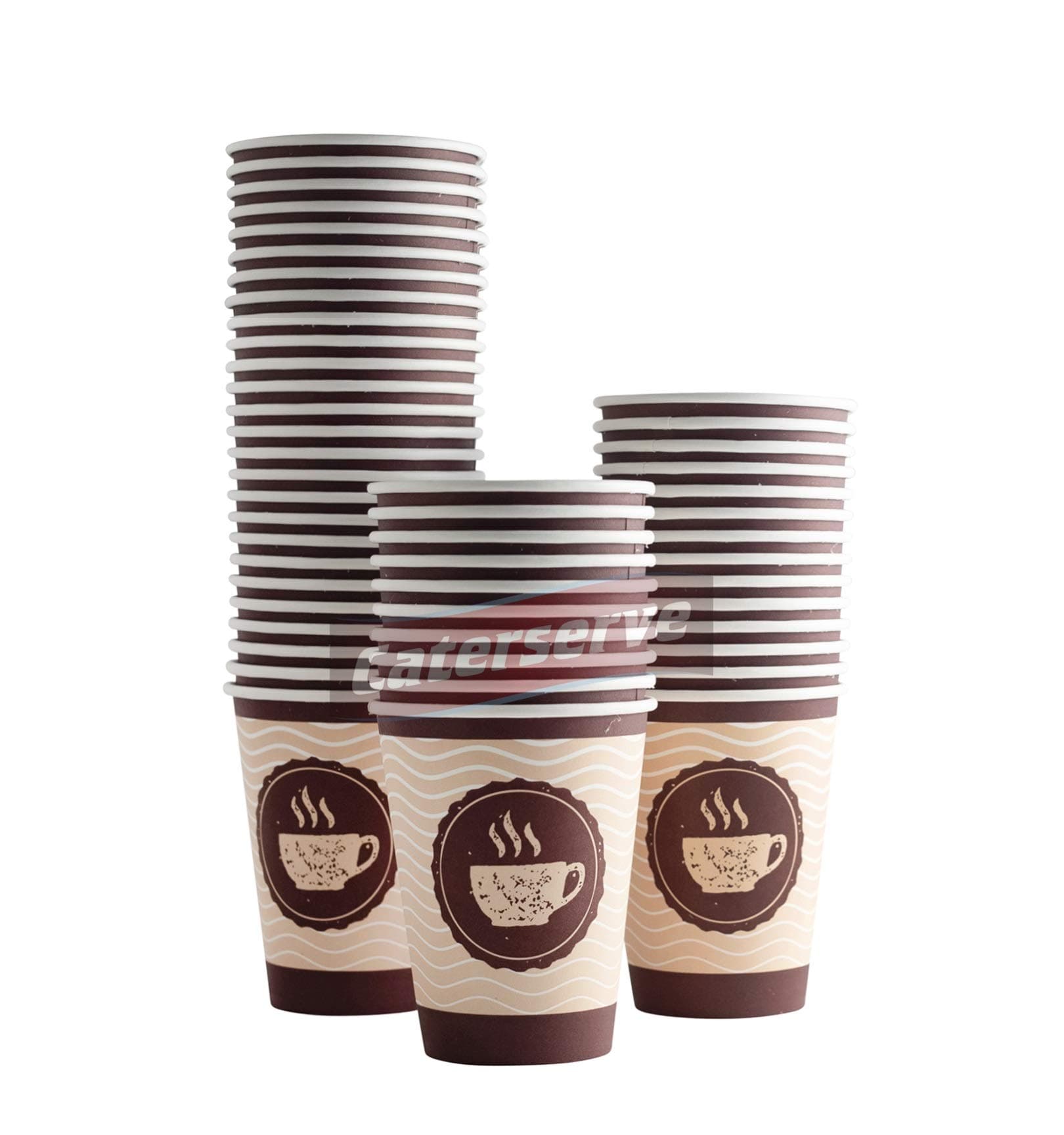 Caterserve Paper Cups for hot and Cold Drinks (12oz - 50 Pcs)