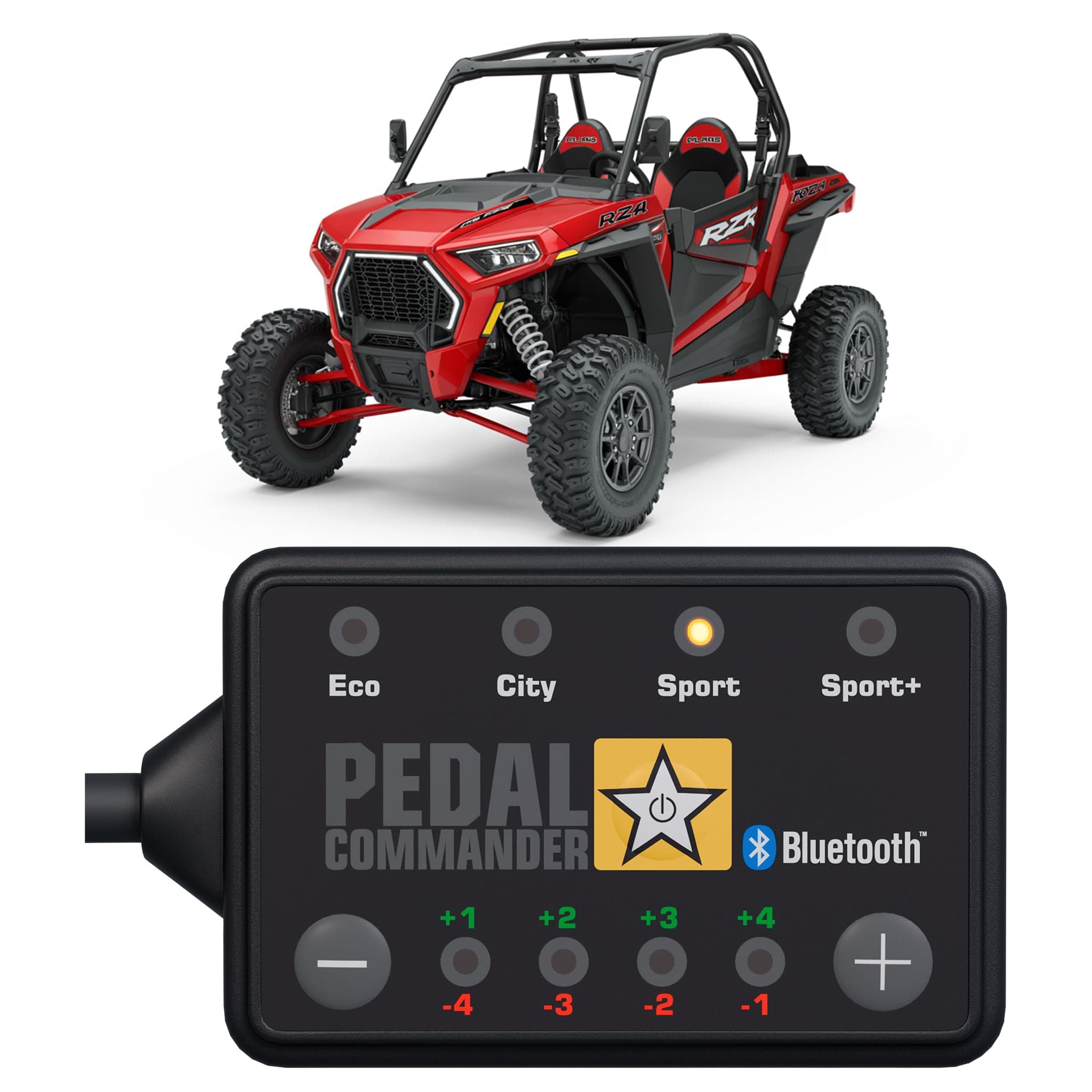 for All Polaris RZR Models 2015-2026 Throttle Response Controller - Anti-Theft, 36 Driving Settings & App Control, UTV Throttle Controller Performance, Polaris Accessories