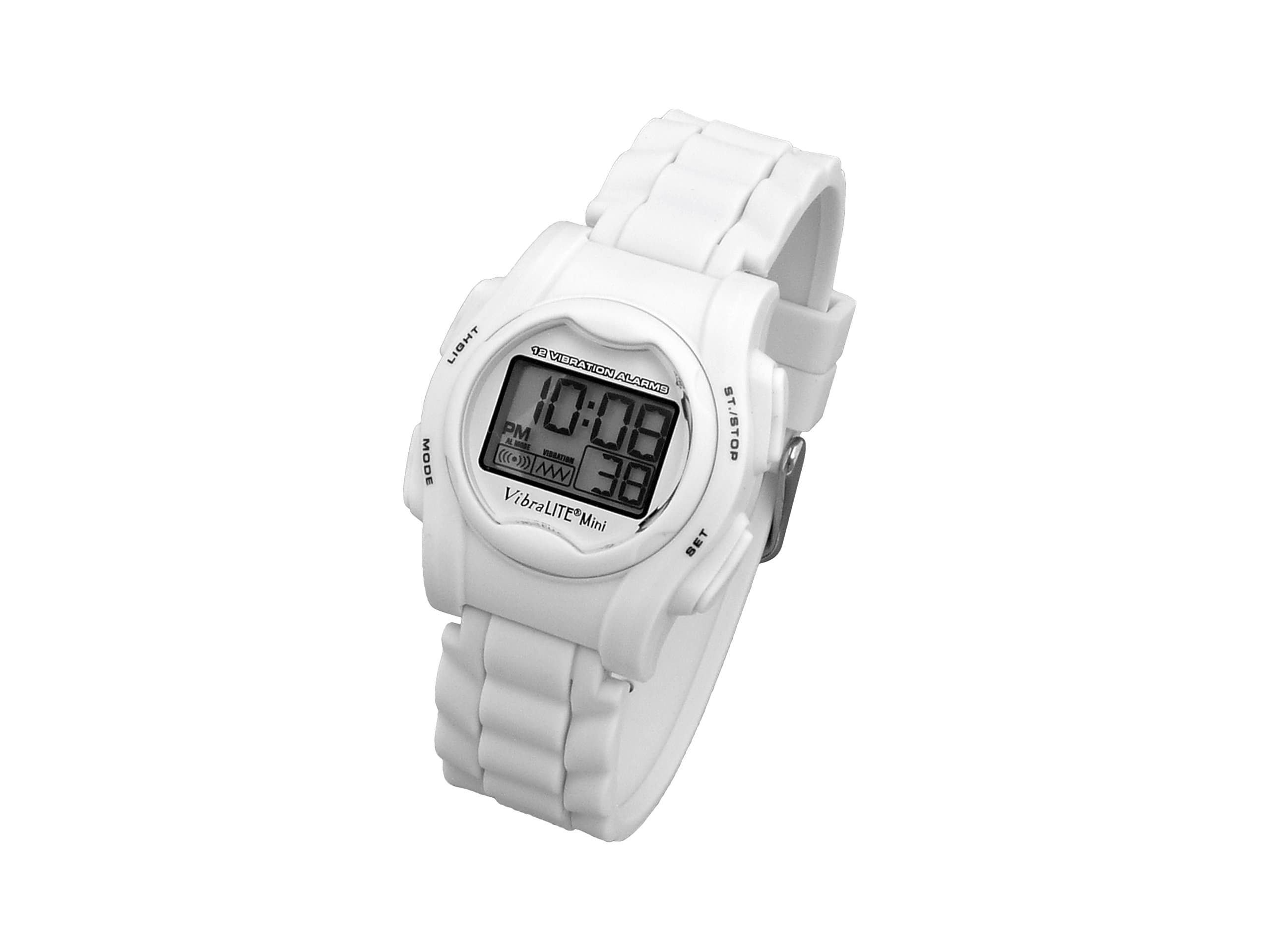 Pivotell White Vibralite Mini Reminder Watch