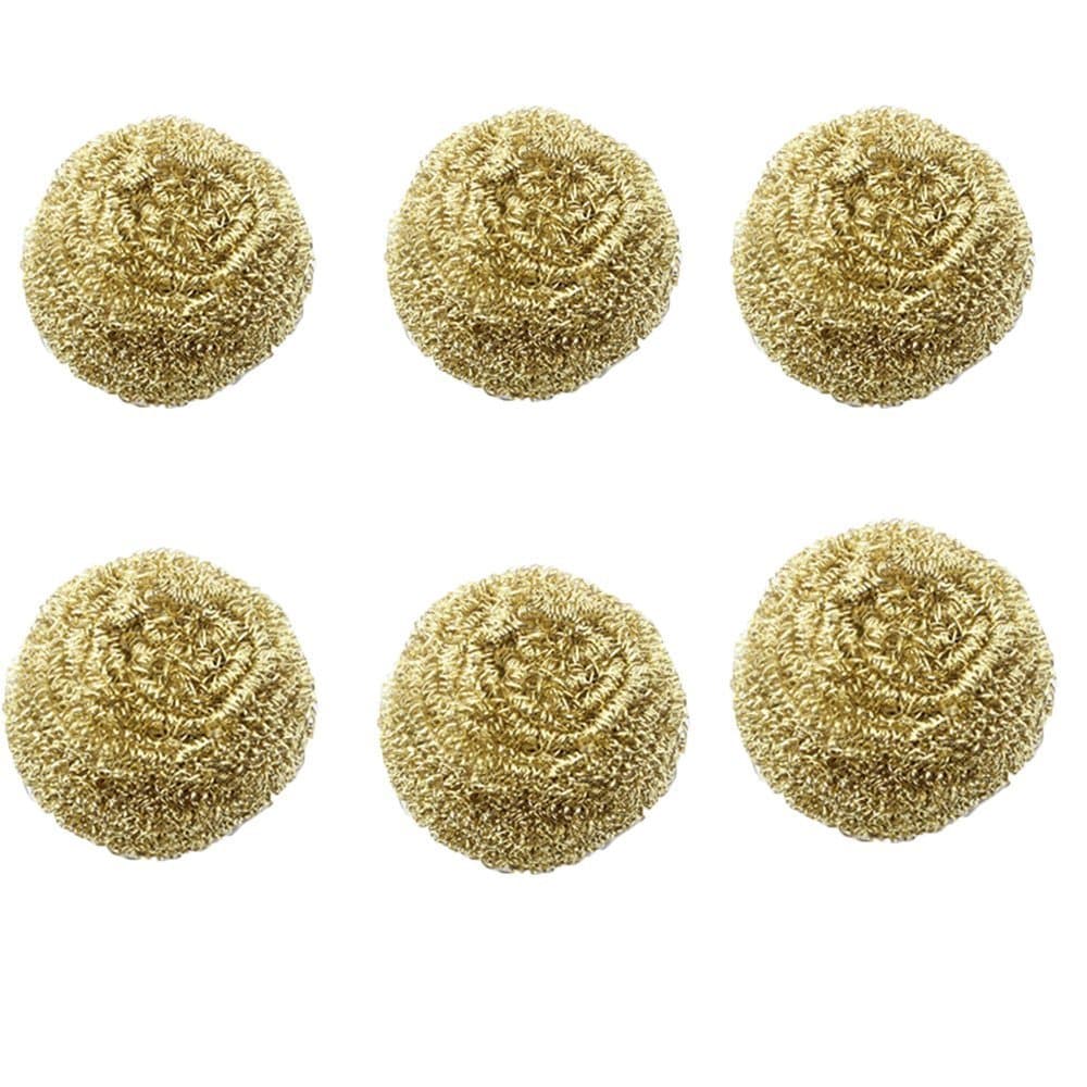 Solder Tip Cleaning Brass Wire, Replacement Cleaning Copper Wire for Soldering Station Tip Cleaner 6 Packs
