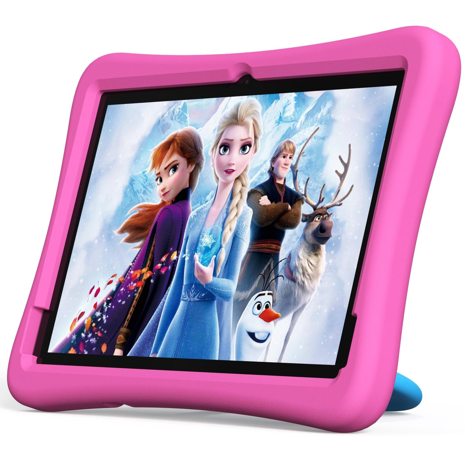 Kids20 Tablet Android 14, 10-Inch Kids Tablet with Google Kids Space, 8-core, 64GB/1TB, 6000mAh, Parental Controls, Toddler Tablet with EVA Shockproof Case (Pink)