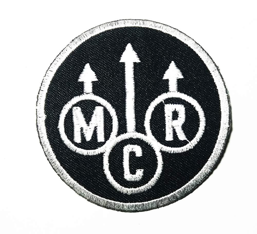 Music M Alternative Rock Emo Pop Punk Hardcore Punk Band Music Logo Patch Embroidered Sew Iron On Patches Badge Bags Hat Jeans Shoes T-Shirt Applique