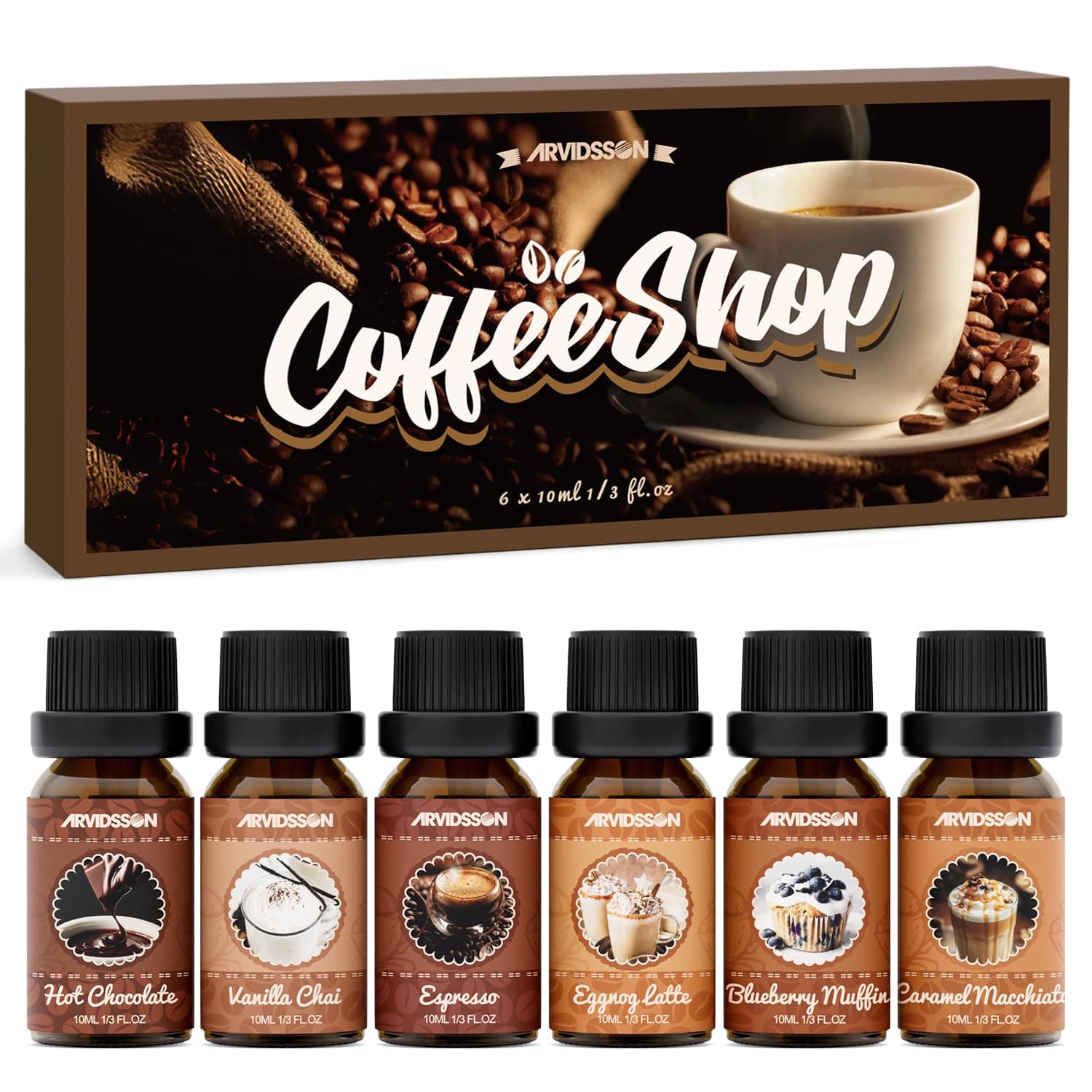 ARVIDSSON Coffee Fragrance Oils Set