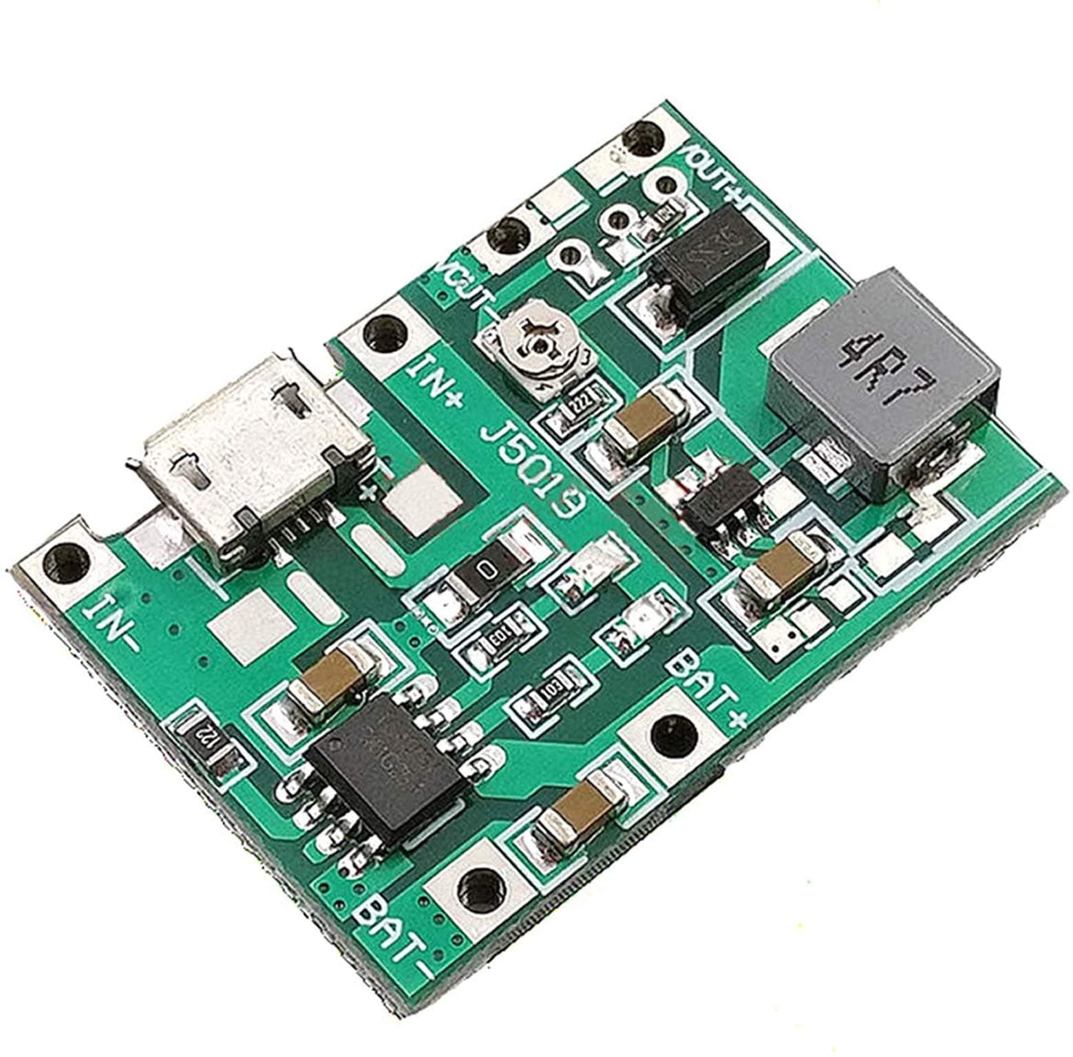 5Pcs 2A USB 18650 Lithium Li-ion Battery Charger Module Boost 3.7V to 5V 9V 12V