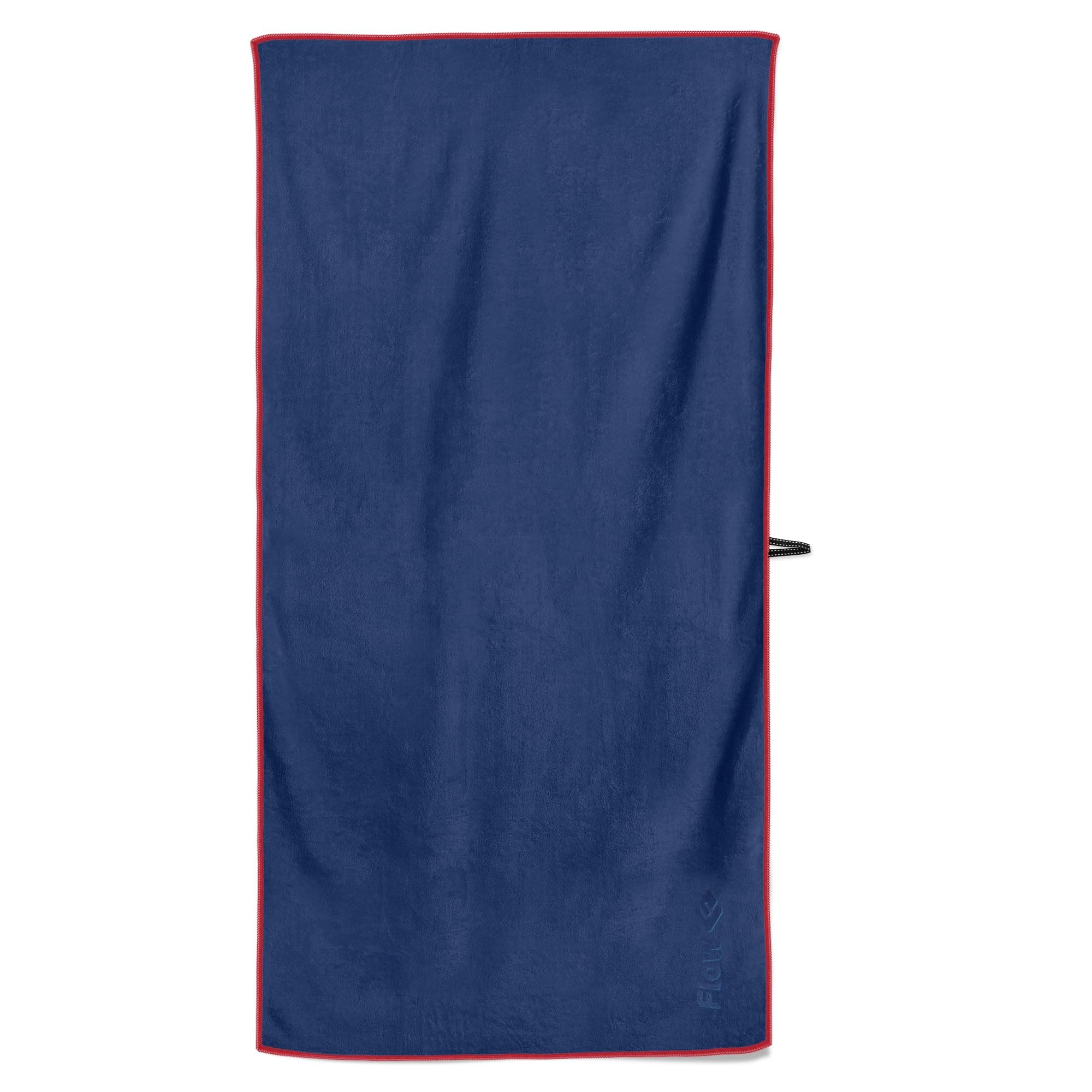 Flow Hydro Sport Towel - Microfiber Quick Dry Swimming Towels for Swim, Pool, Triathlon, and Other Water Sports in Medium, Large, XL, and Hooded Sizes (Navy, X-Large (72" x 40"))