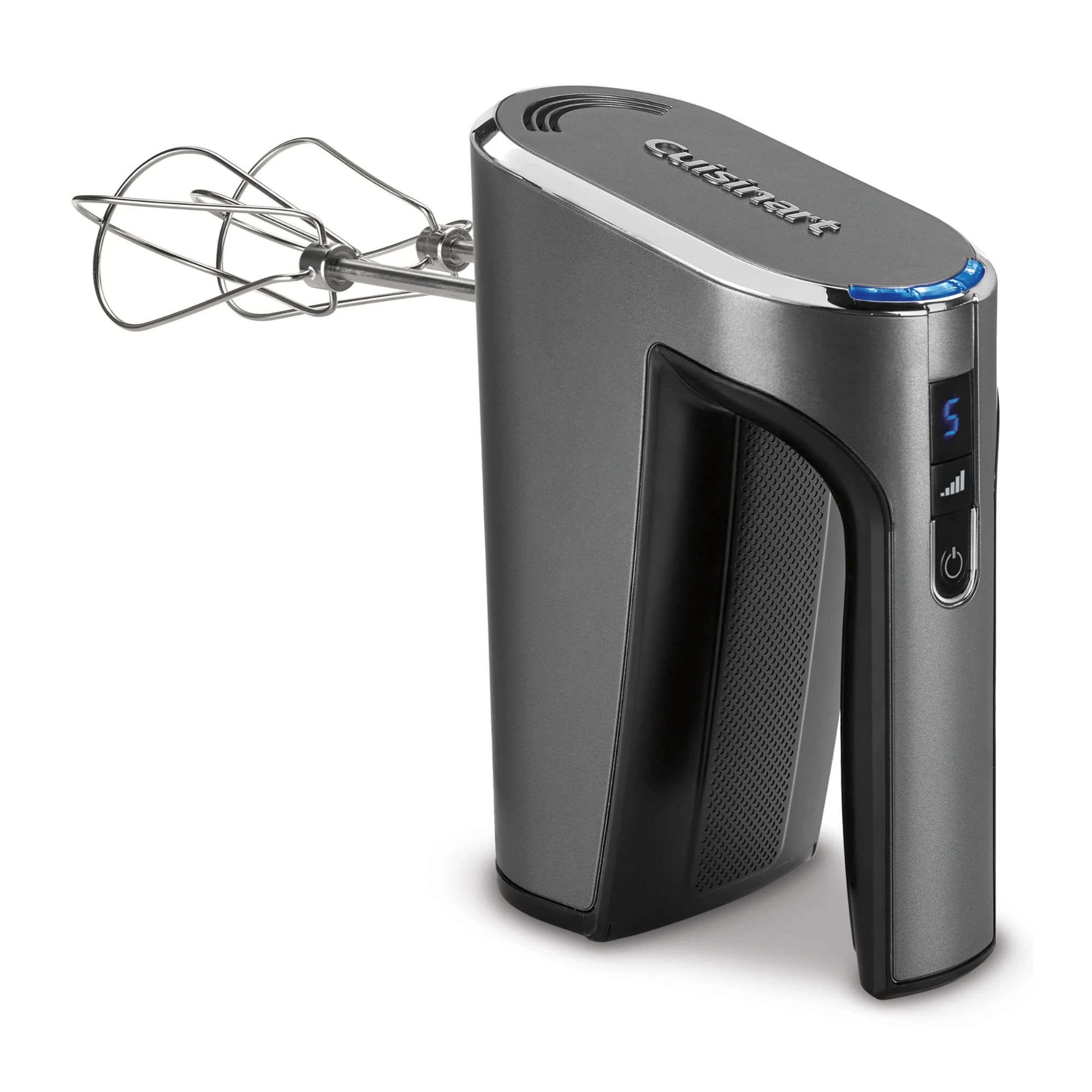 Electric Hand Blender & Mixer, EvolutionX Cordless Hand Mixer, 5 Speeds, Gray/Black, RHM-100