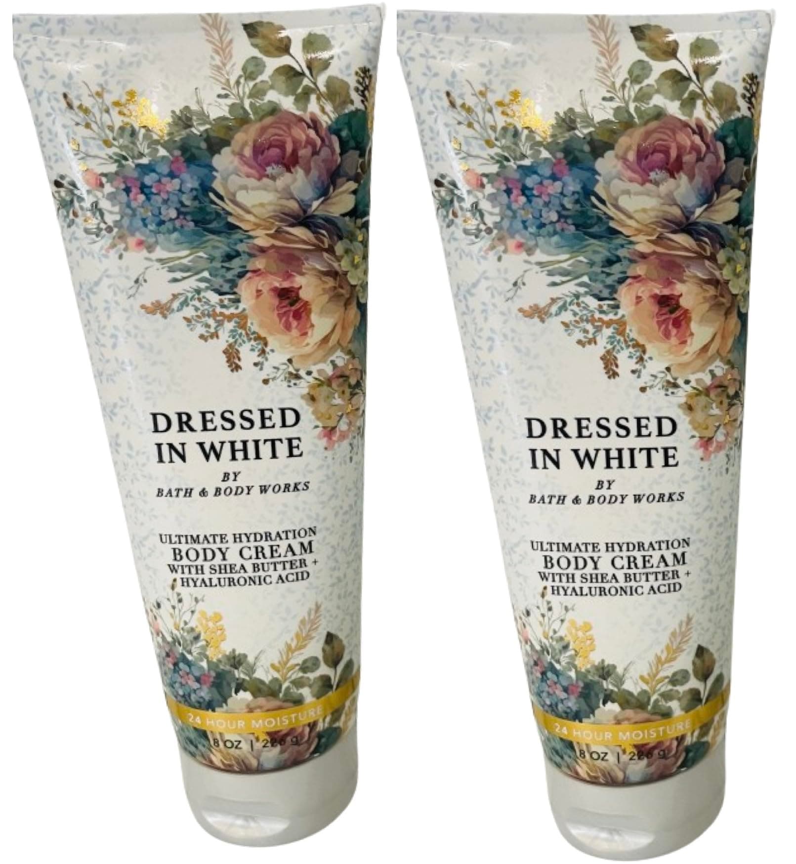 Dressed In White Ultimate Hydration Body Cream 8 Ounces Pack of 2