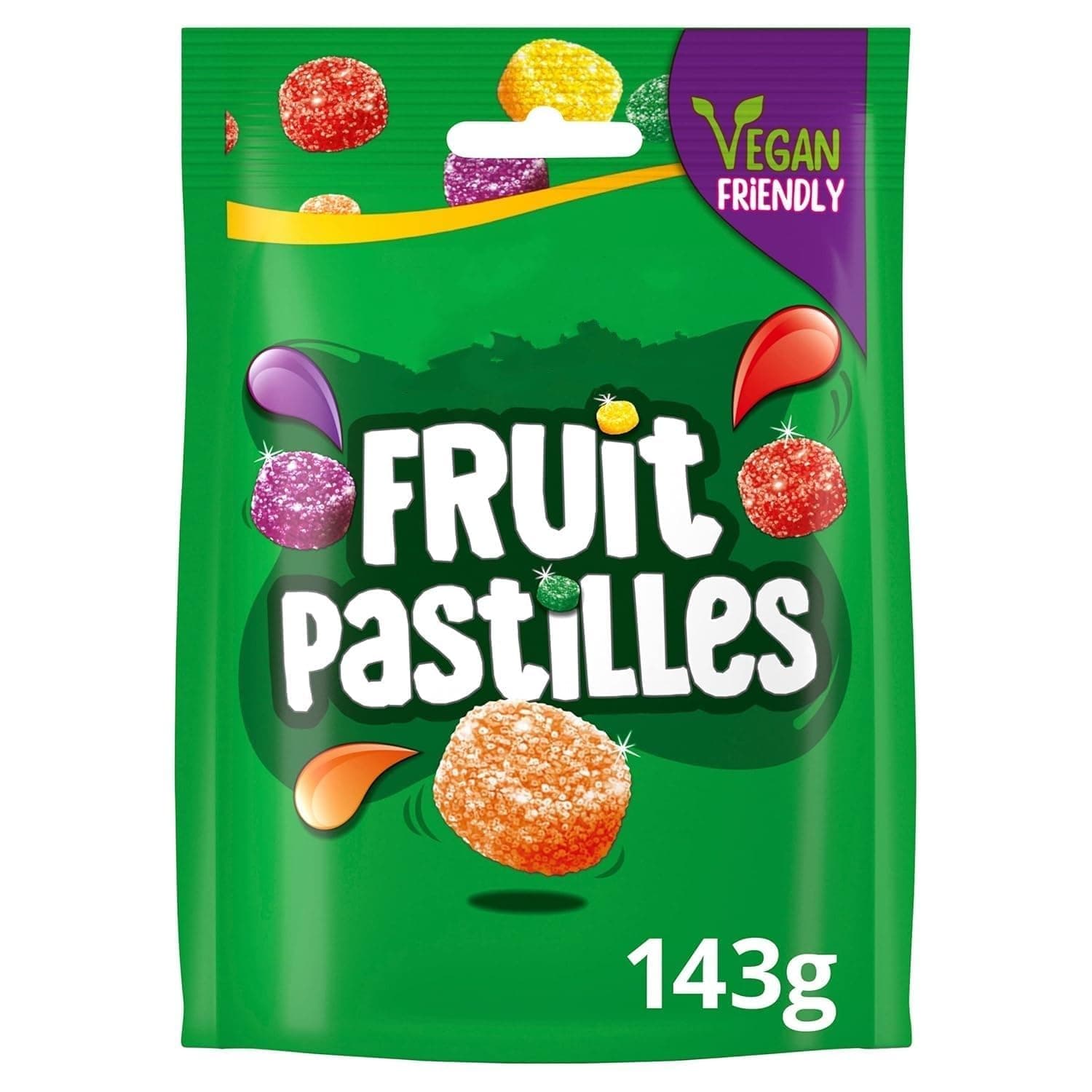 Fruit Pastilles Pouch 143g (Pack of 6)