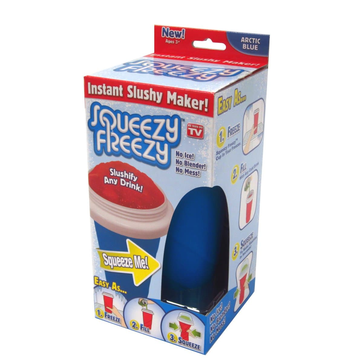 Squeezy Freezy Instant Slushy Maker Ships in Random Colors