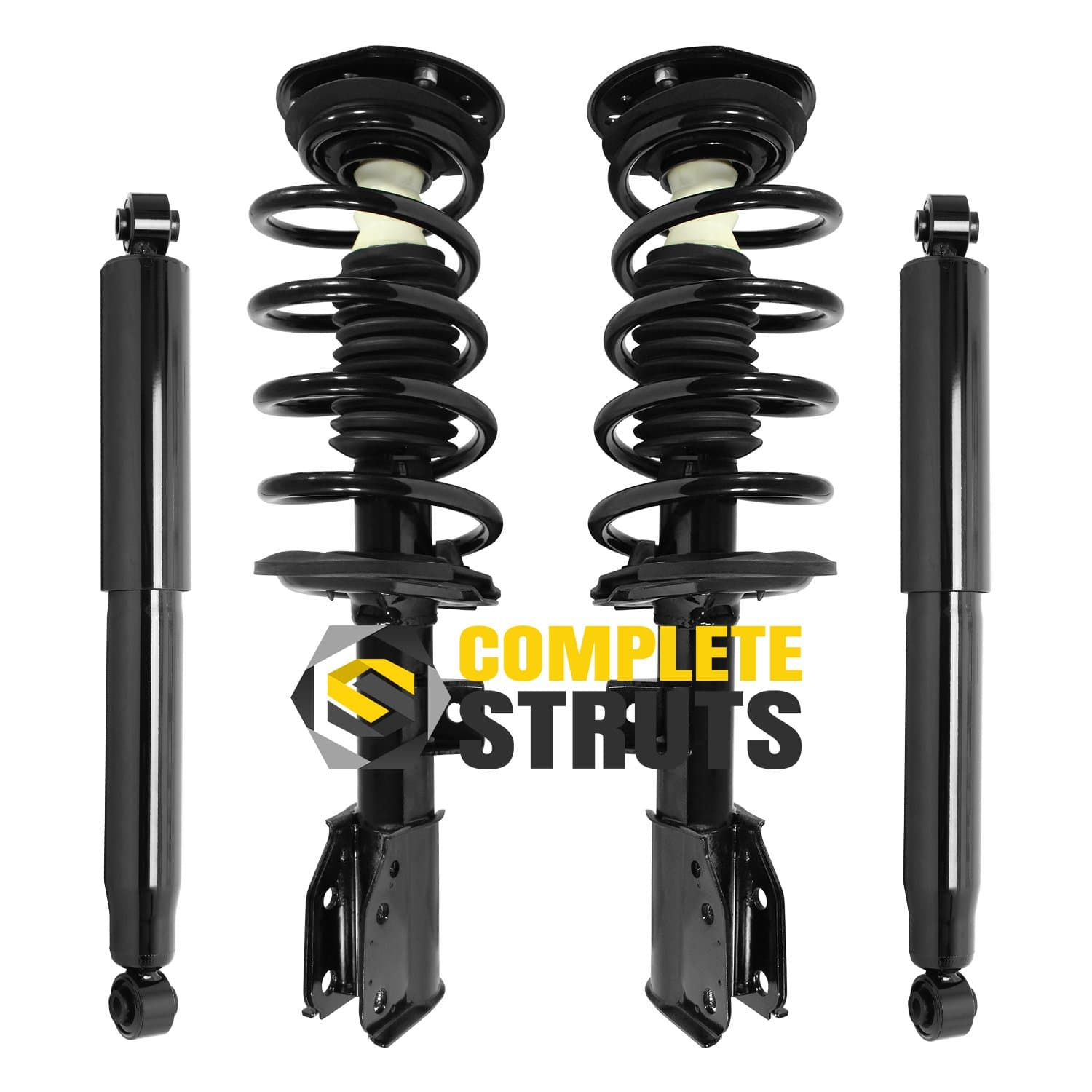 Front Quick Complete Struts Assembly & Rear Shocks Absorbers Replacement for 2010-2017 GMC Terrain (Set of 4)
