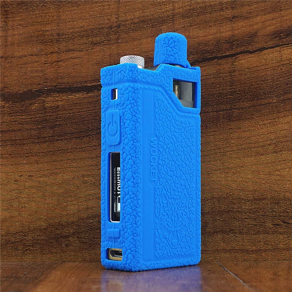 ORIN Texture Silicone Case for Sigelei Snowwolf Wocket Pod System 1150mAh 3ml Protective Antislip Duarble Sleeve Cover Wrap Skin Decal(Navy)