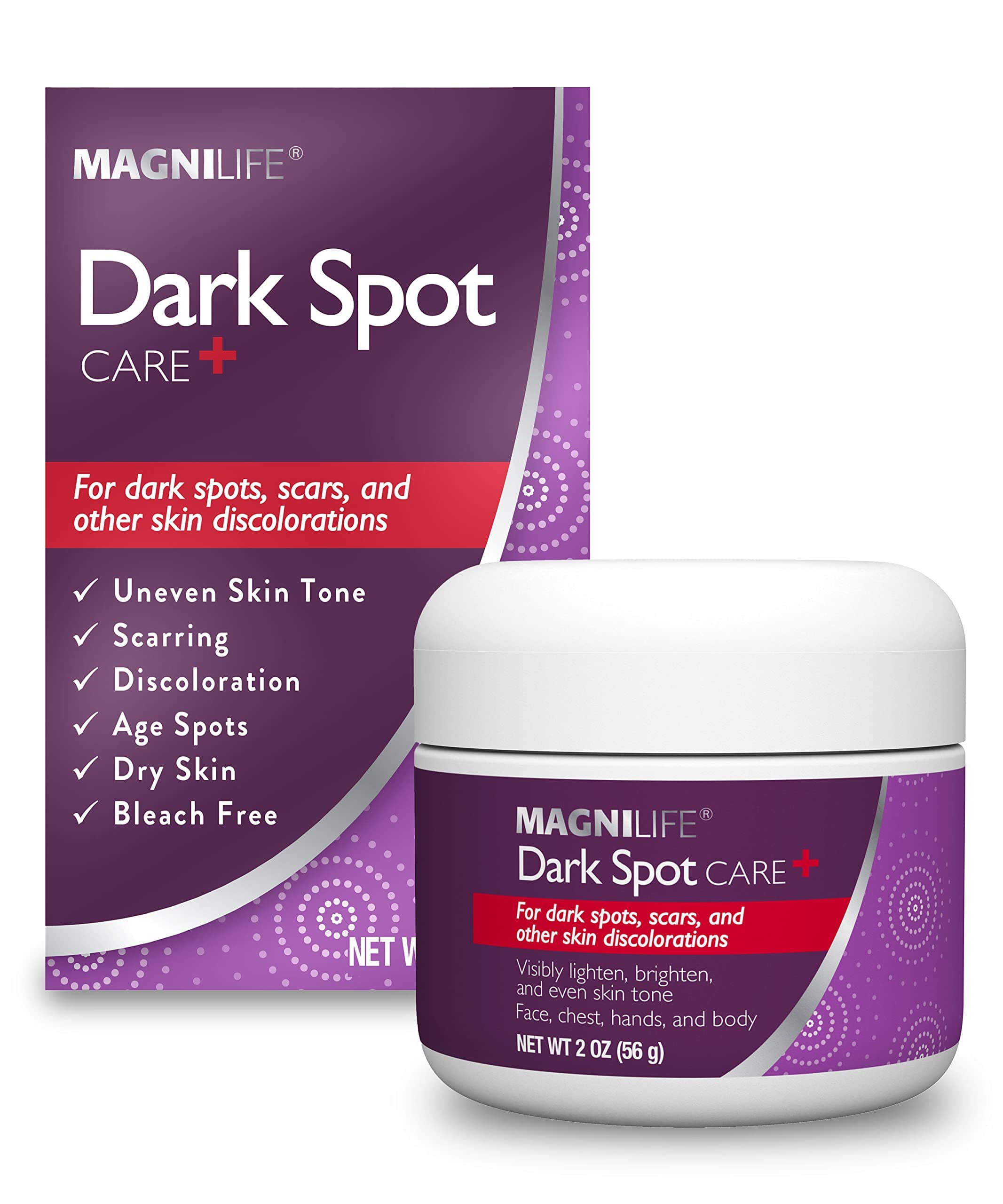 Dark Spot Care, 2 oz, No Bleach Formula for Pigmentation, Liver Spots, Scars, Discoloration & Uneven Skin Tone, With Bearberry & Licorice Root Extract, For Face, Chest, Hands and Body