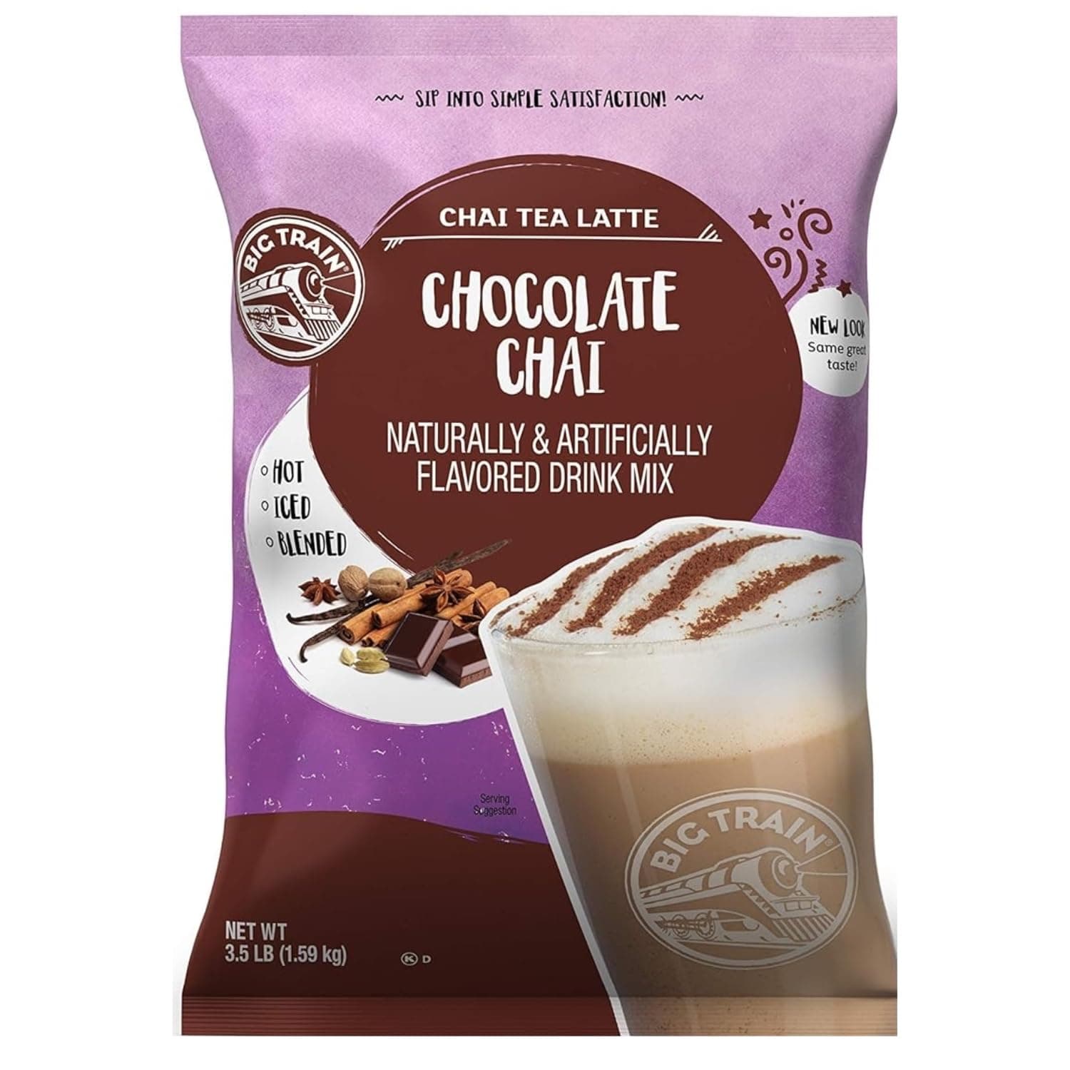 Chocolate Chai Tea Latte Beverage Mix, 3.5 Pound (Pack of 1)