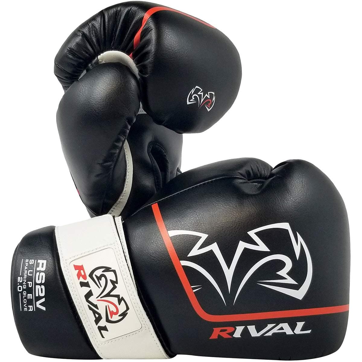 Boxing RS2V 2.0 Super Sparring Gloves - Uses a Single Strap, Hook and Loop System Instead of Laces, Soft Inner Lining