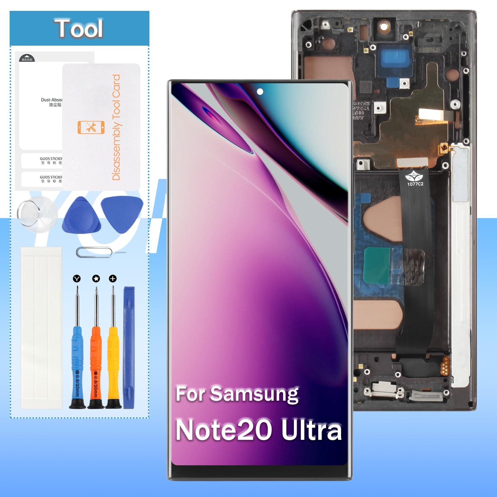 Incell for Samsung Galaxy Note20 Ultra Screen Replacement for Samsung Note 20 Ultra N985 N986 LCD Display Touch Digitizer Assembly(Not Fingerprint)