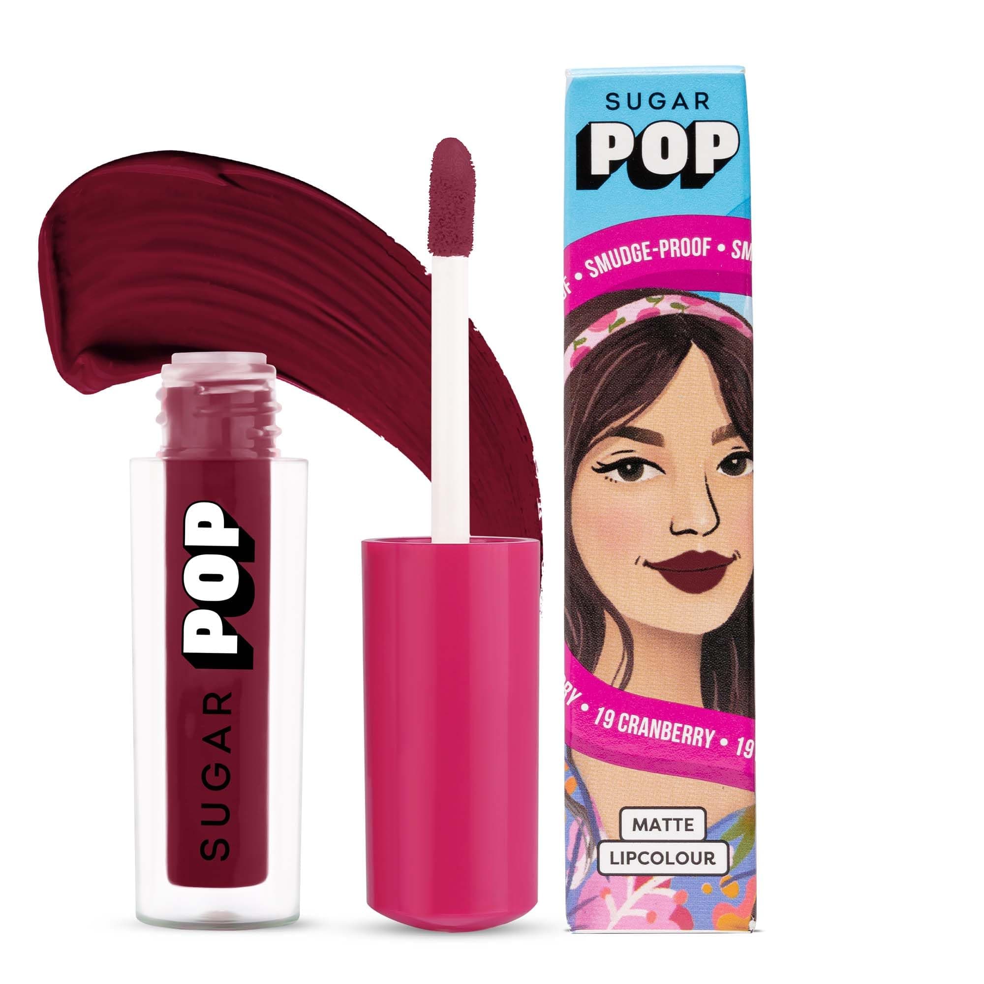 Matte Lipcolour | Vitamin E | Super-Pigmented | Smudge-proof | 1.6 ml - 19 Cranberry