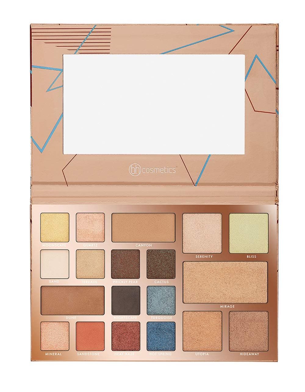 BH Cosmetics Desert Oasis Highlighter & Eyshadow Palette