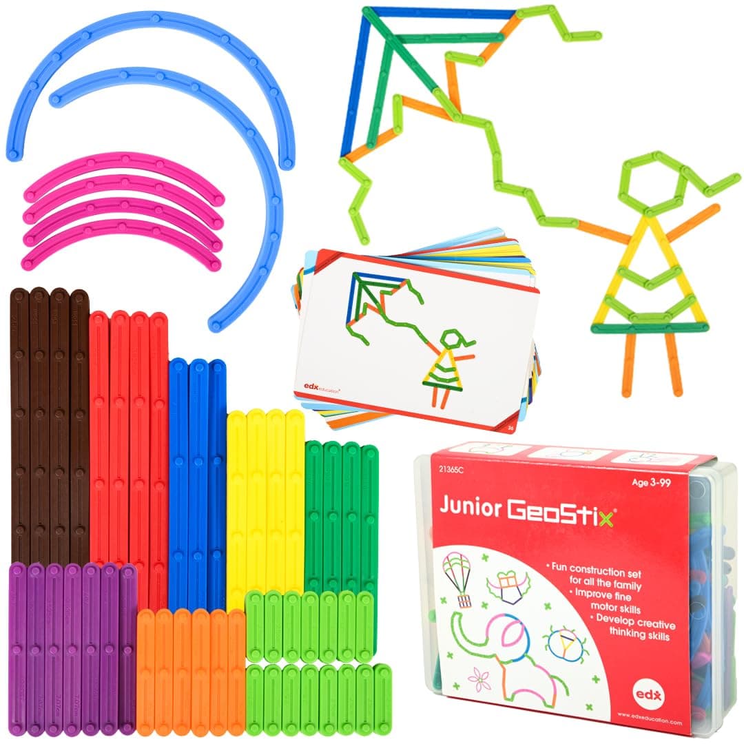 Edx Education Junior Geostix - Geometric Construction Sticks