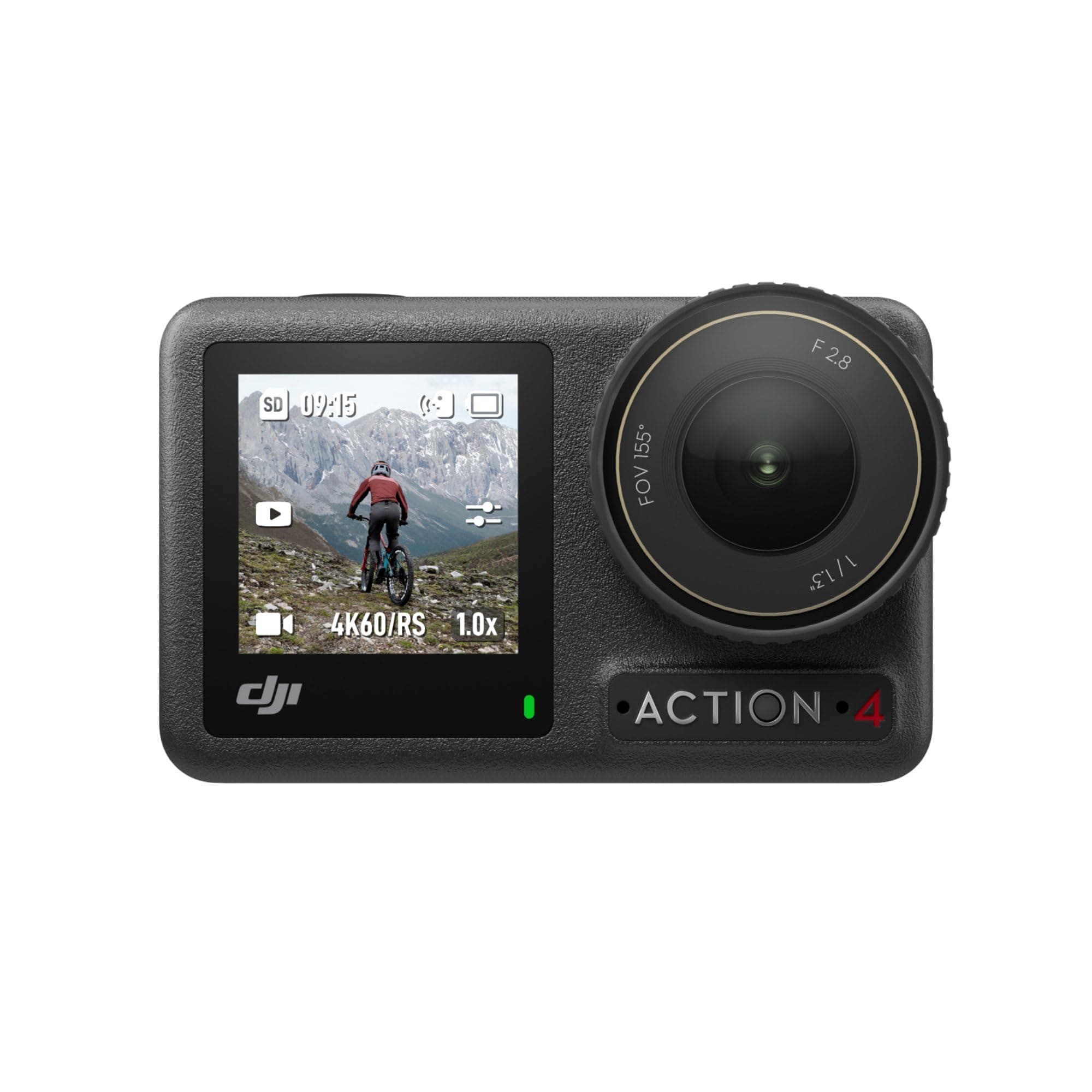 Osmo Action 4 Standard Combo, 4K/120fps Waterproof Action Camera with a 1/1.3-Inch Sensor, Stunning Low-Light Imaging,10-bit & D-Log M Color Performance, Long-Lasting 160 Mins, Outdoor Camera