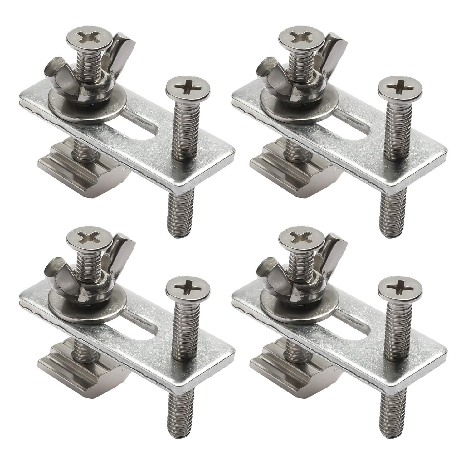 4PCS T-Track Mini Hold Down Clamp Kit