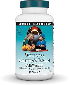Wellness Children's Immune Chewable, Great-Tasting Defense Complex, - 60 Wafers