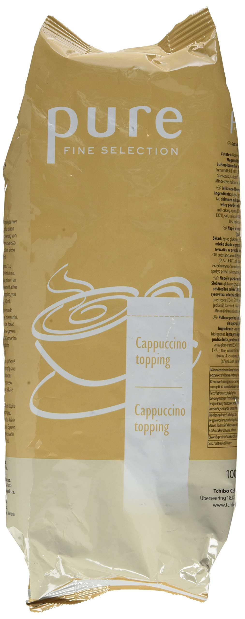 Tchibo81358 Pure Cappuccino Topping Fine Selection