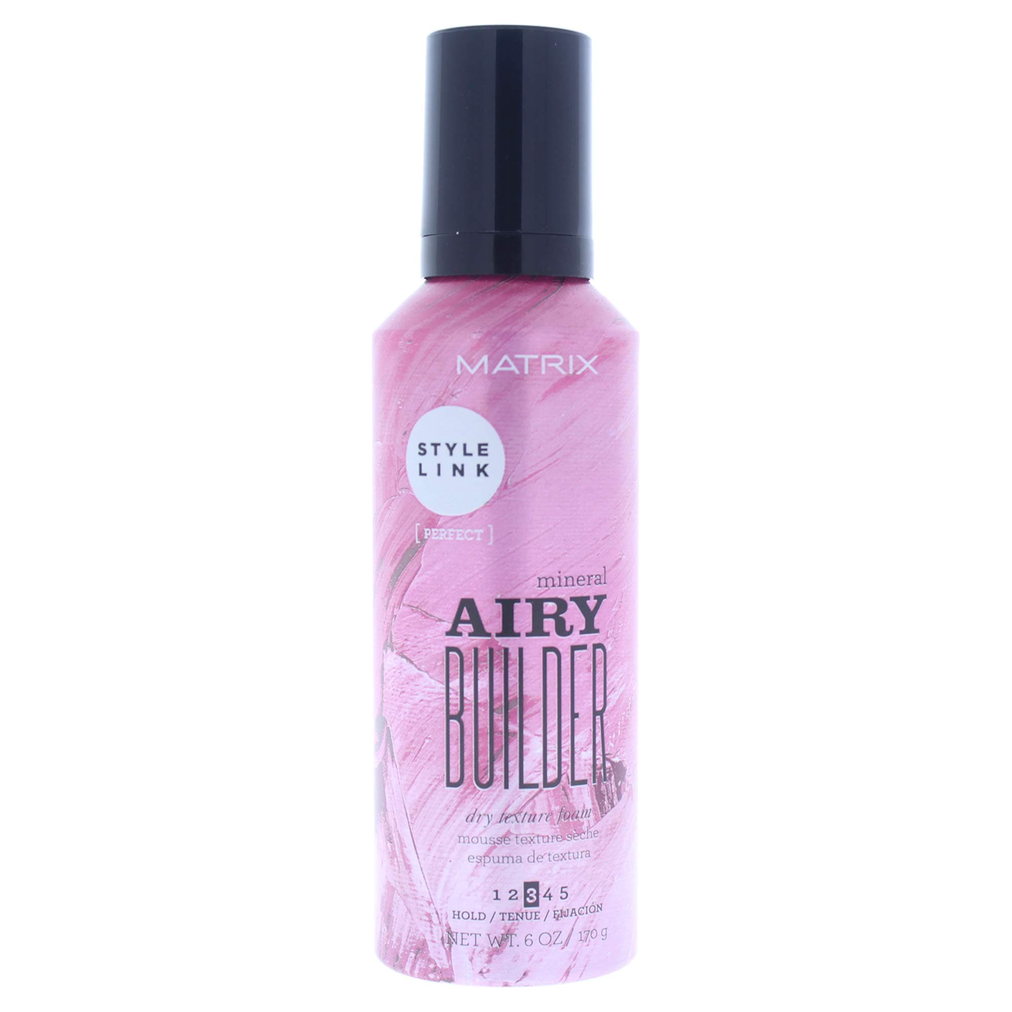 Matrix Style Link Mineral Airy Builder Dry Texture Foam | Weightless Texture & Body | For All Hair Types | 6 Oz