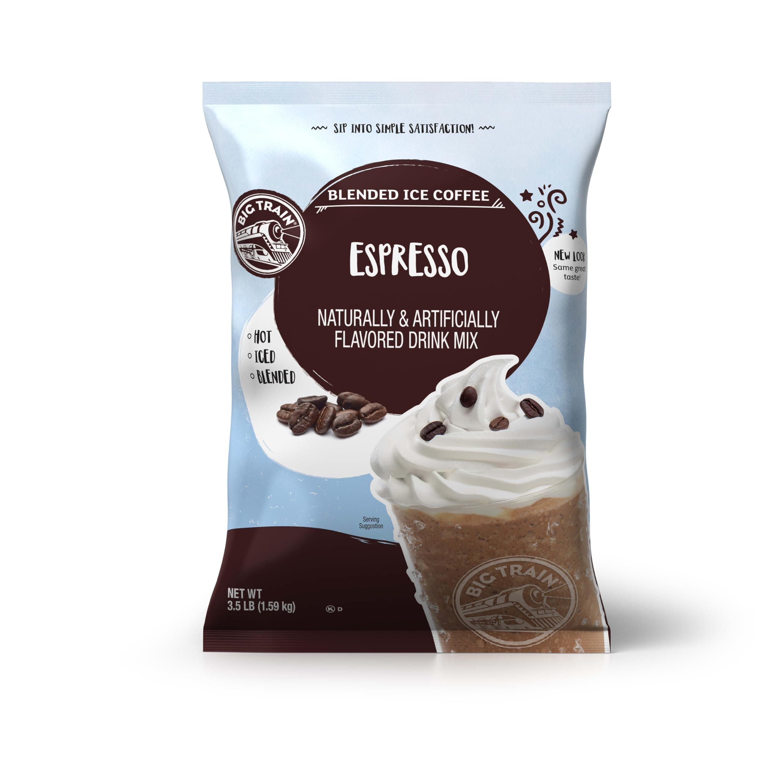 Espresso Blended Ice Coffee Beverage Mix, 3.5 Pound (Pack of 1)