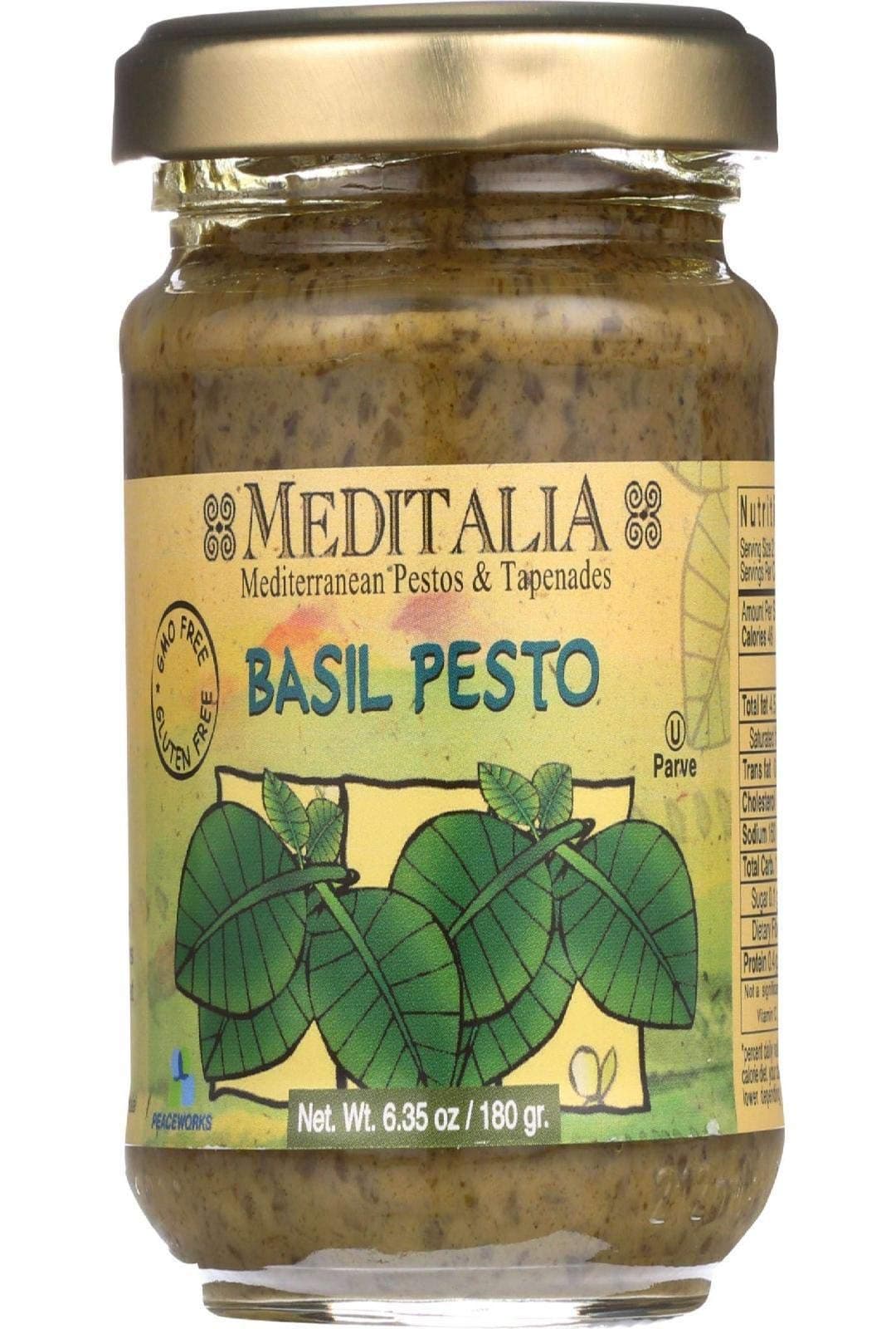 MEDITALIA Pesto Basil, 6.35 OZ