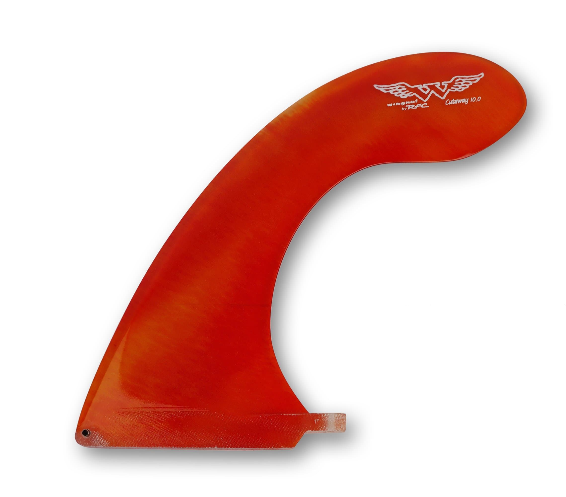 Company Wingnut Cutaway Longboard Fin 8" Red