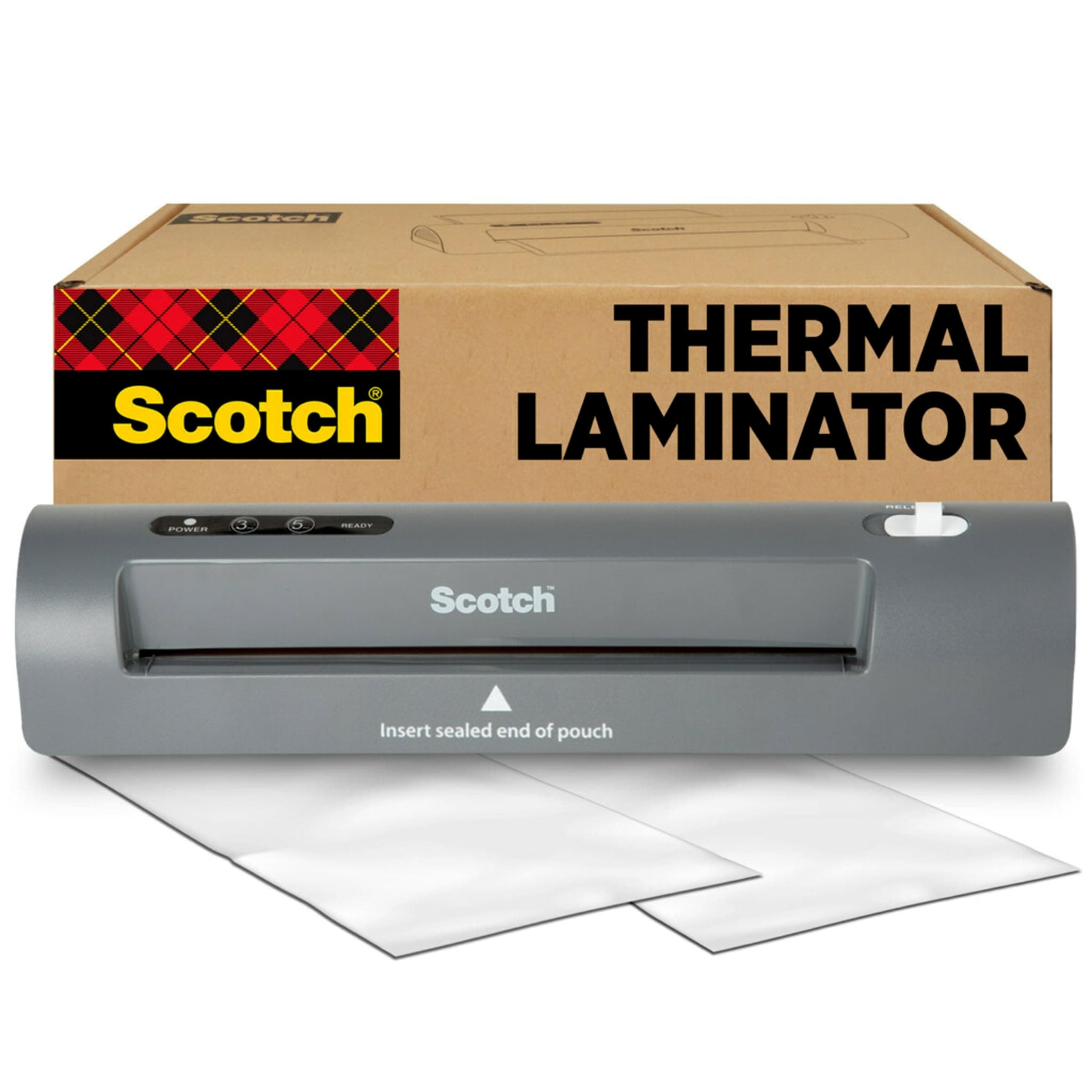 Scotch Thermal Laminator, 2 Roller System for a Professional Finish, Use for Home, Office or School, Suitable for use with Photos (TL901X)