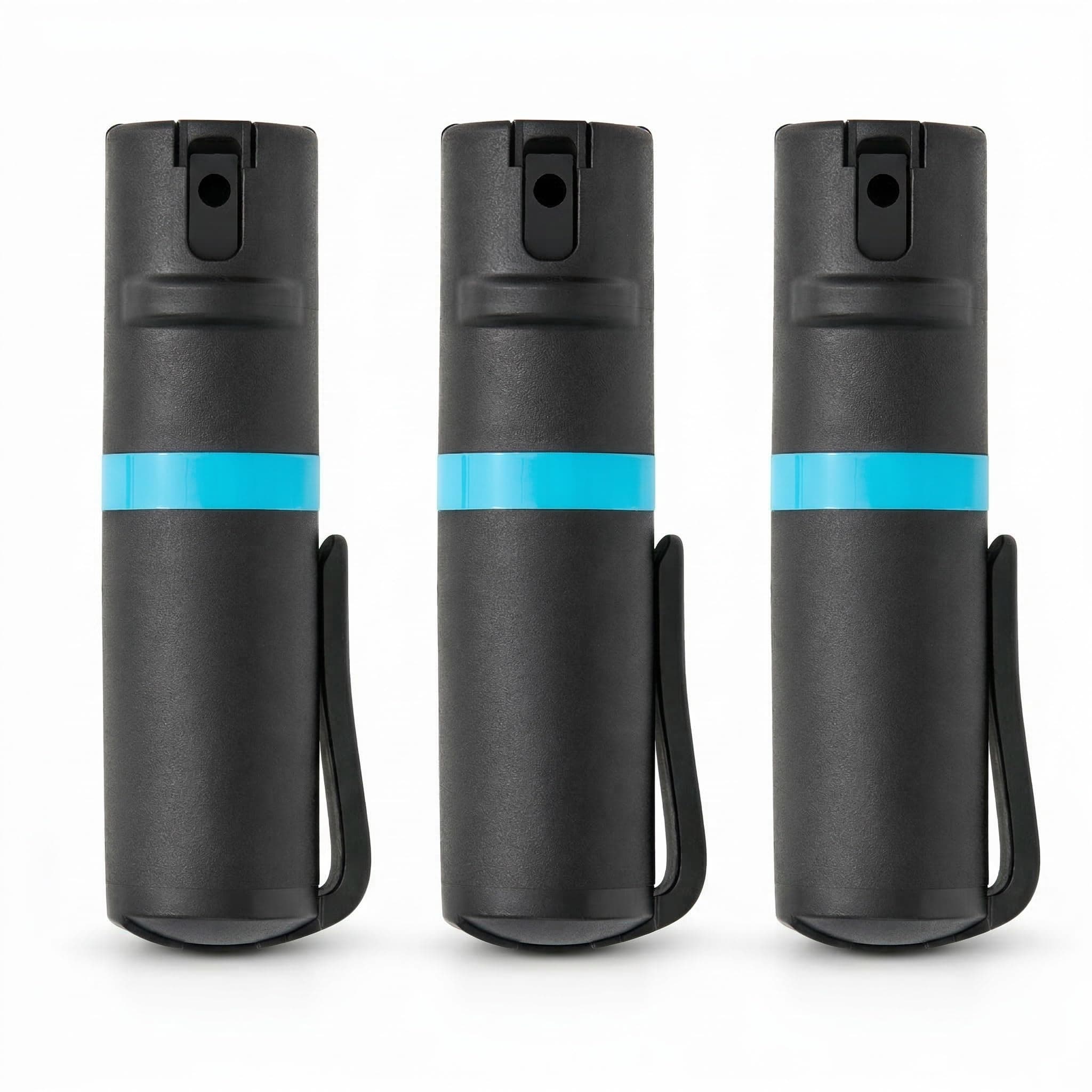 POM Pepper Spray Pocket Clip, Quick Flip Top Safety, Maximum Strength OC Formula with UV Marking Dye, Safe Compact and Tactical Design for Everyday Carry, 25 Bursts, 10 ft Range, 0.5 fl oz