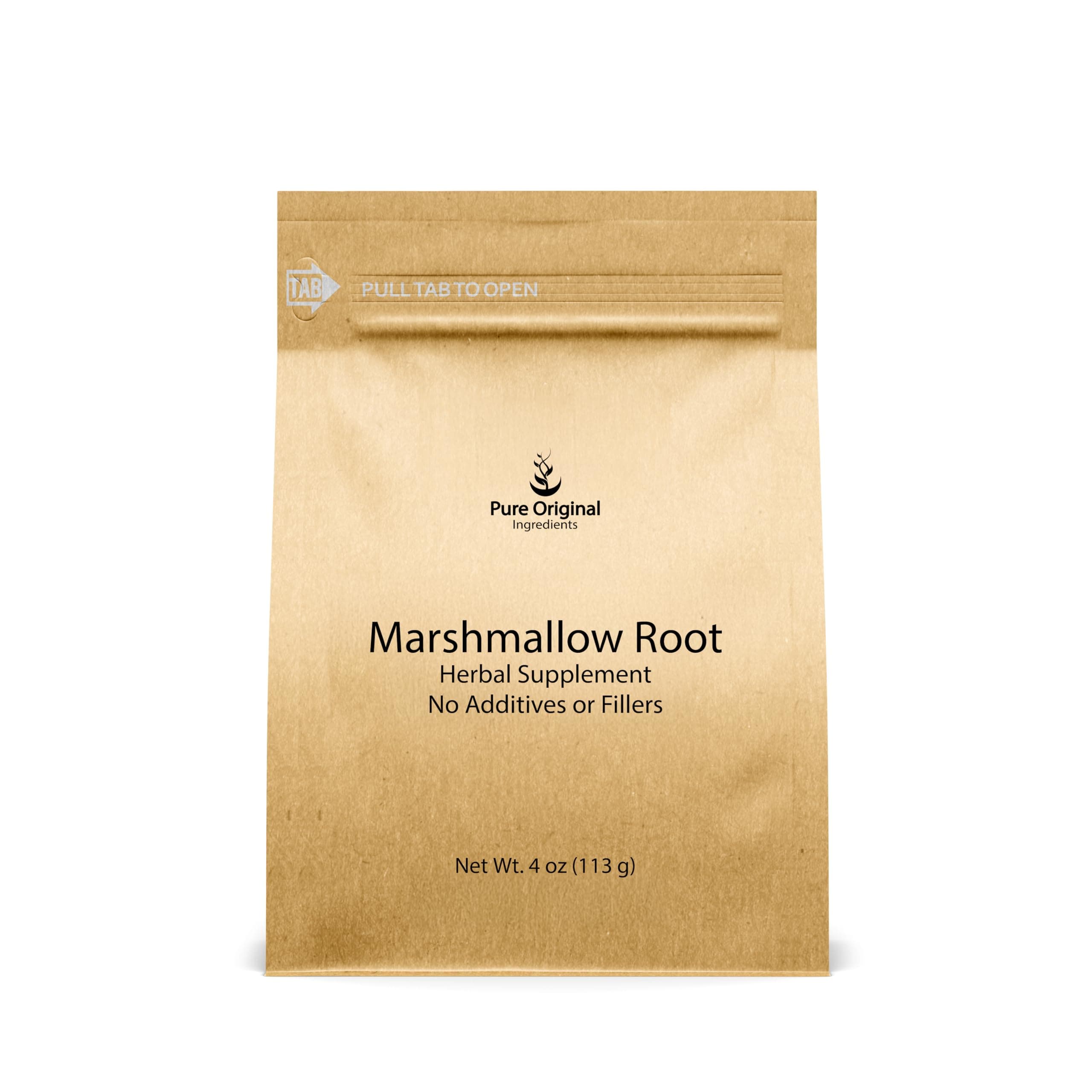 PURE ORIGINAL INGREDIENTS Marshmallow Root Extract (4 oz), Powder, Herbal Supplement