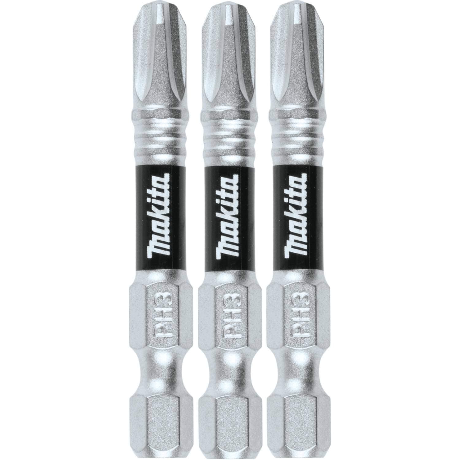 Makita E-00789 Impact XPS™ #3 Phillips 2" Power Bit, 3/pk