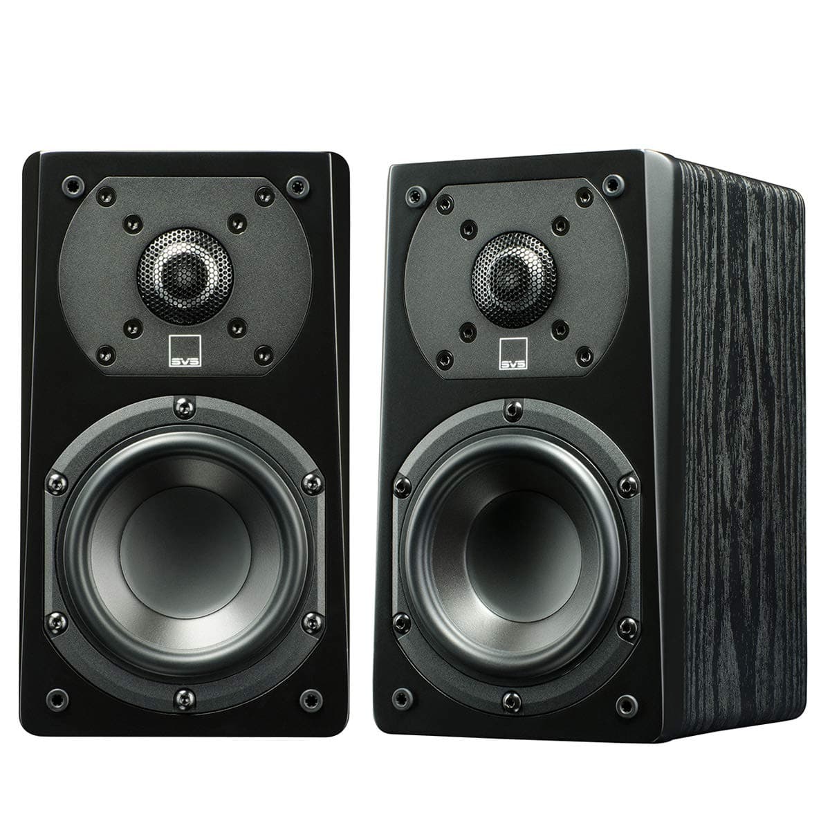SVS Prime Satellite Speaker Black Ash SVS Prime Satellite Speaker (Pair) - Premium Black Ash - Black Ash (Pack of1)