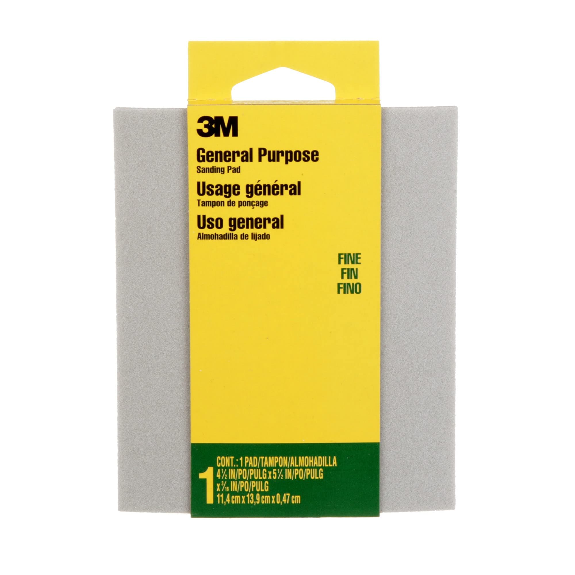 3M 3M917NA Hand Sanding Sponge Thin Fine