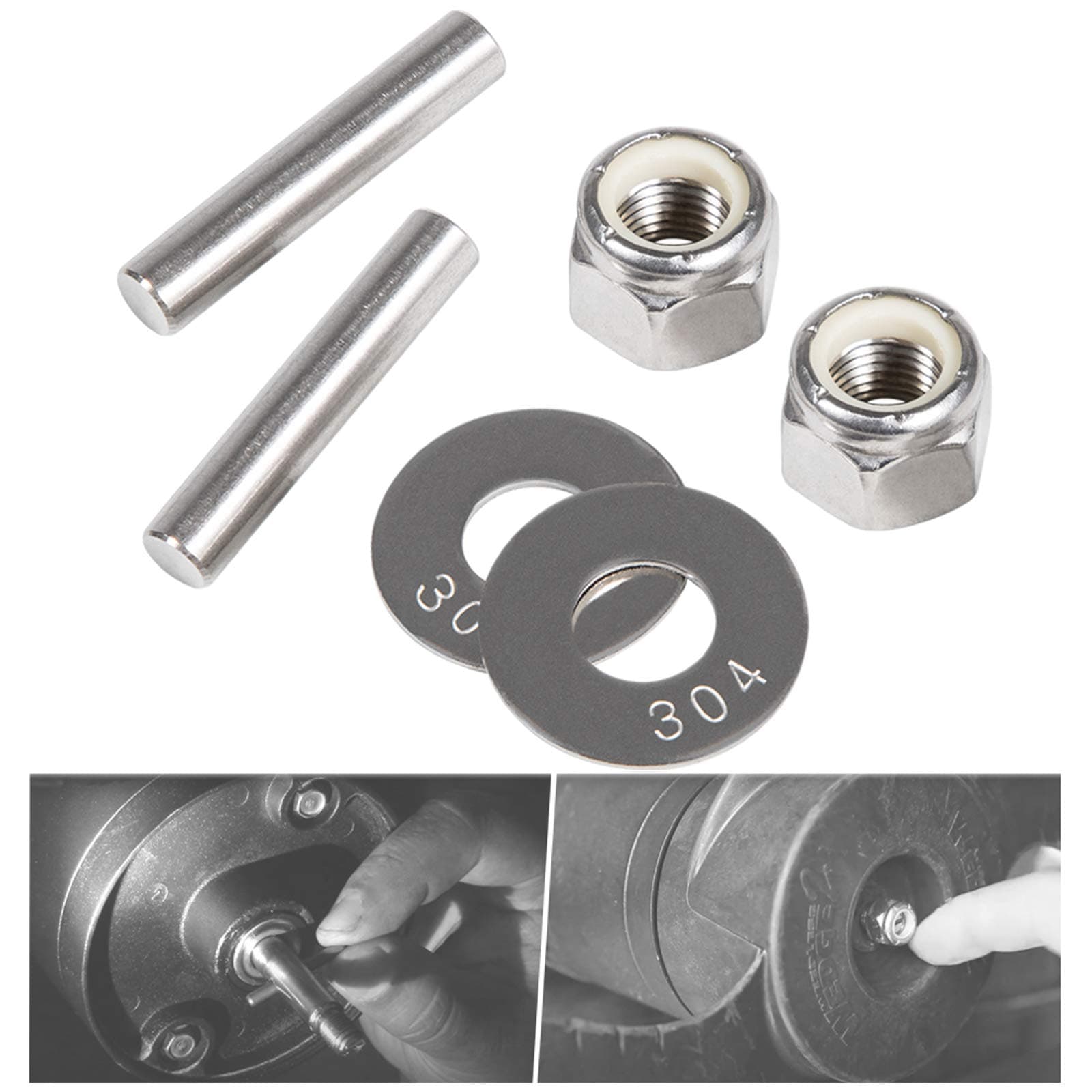 MKP-34 Prop & Nut Kit E Fits for Minn Kota Trolling Motor Includes Prop Nut & Washer 1865019