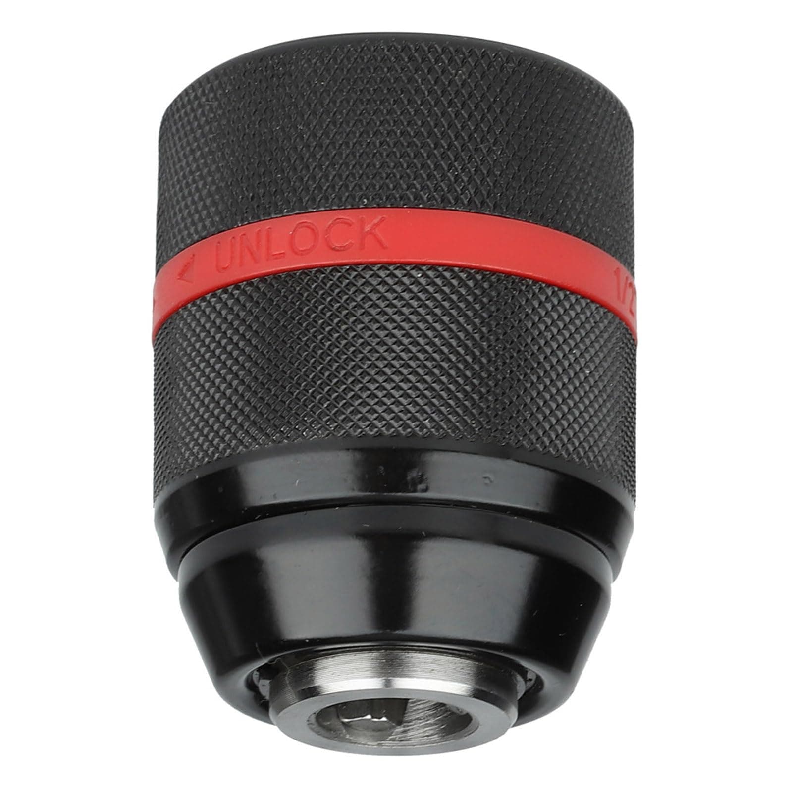 YWBL-WH Multi Keyless Chuck, Keyless Hand Drill Chuck 1/2-20UNF Mount 1~13mm Self-tighten Drill Chuck for Multiple Purposes